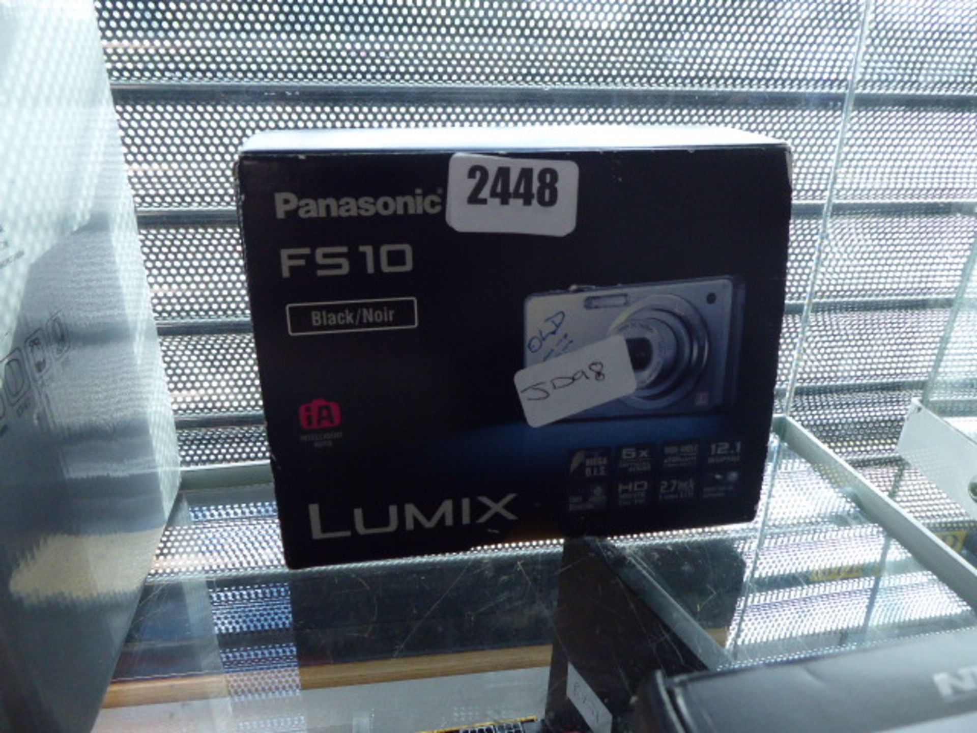 2502. Panasonic Lumix FS10 camera in box