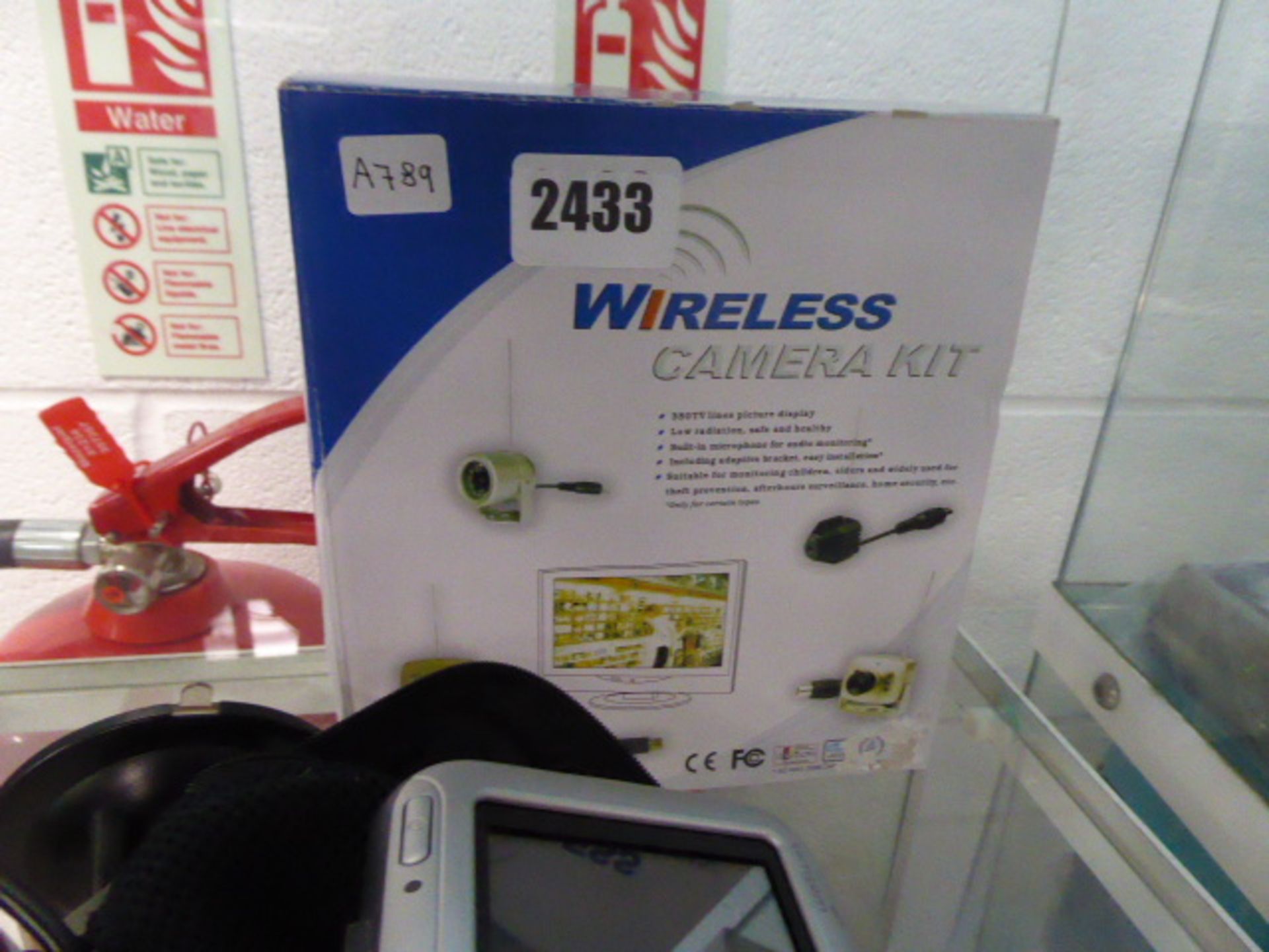 2506. Wireless camera kit in box