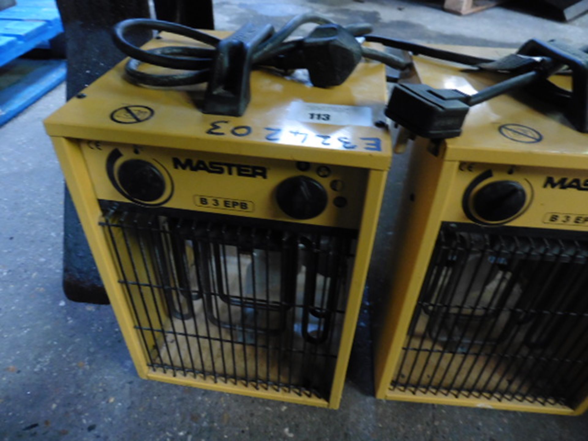 Master B3EPB single phase electric fan heater (E 324203)