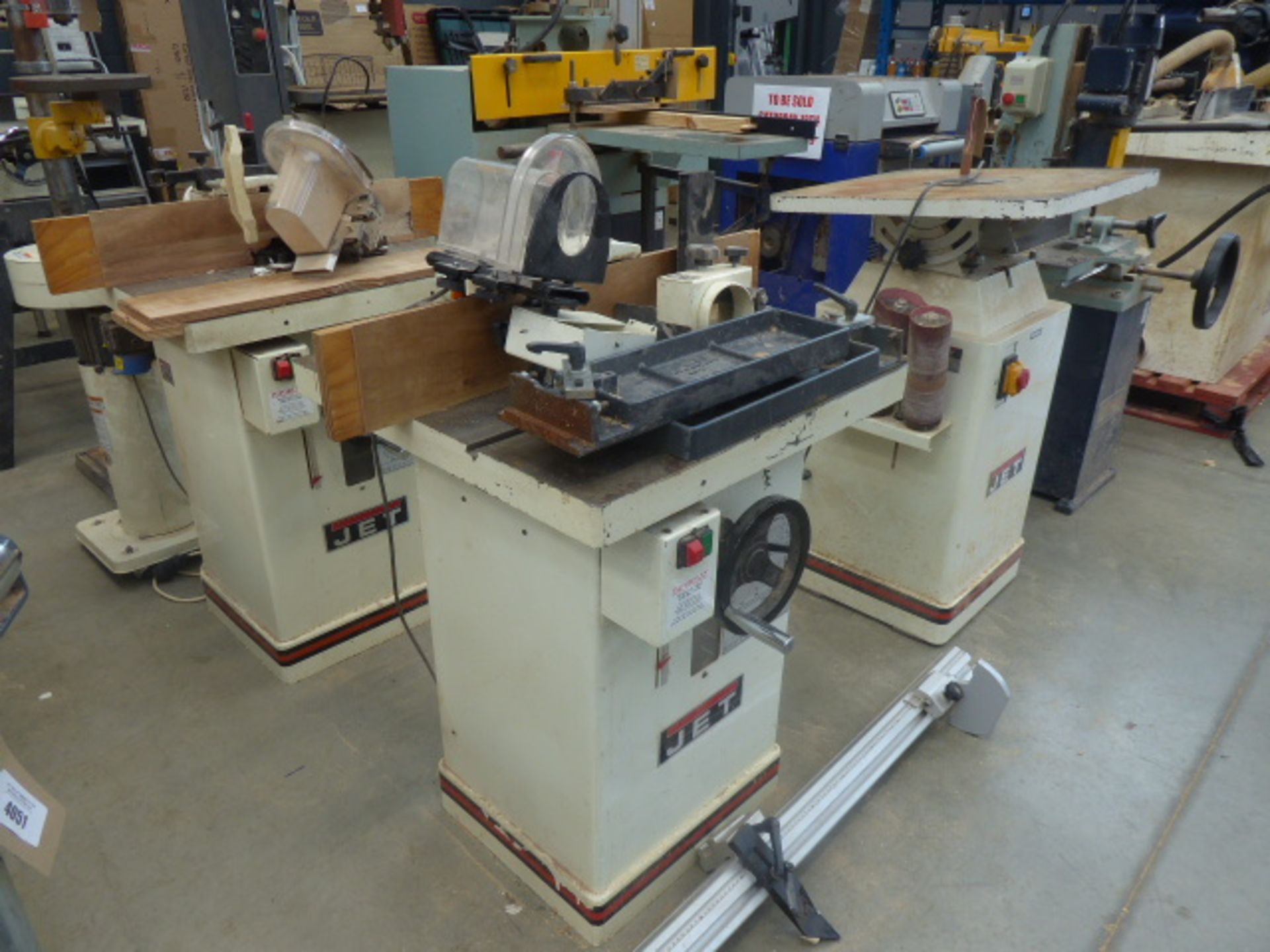 Jet JWS-34 LX spindle moulder Year: 2009 Serial Number: 9126522 - Image 2 of 2