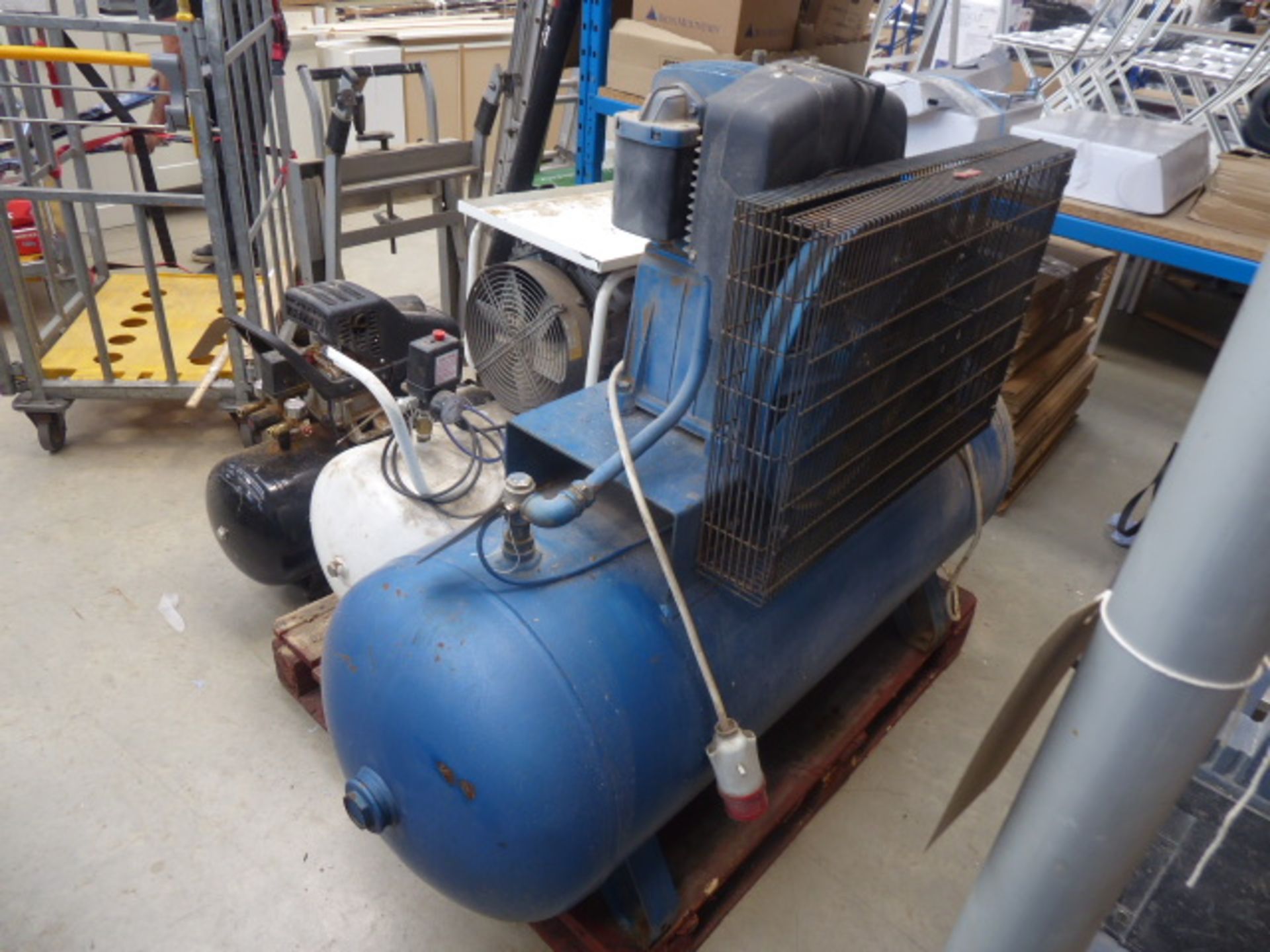 Clarke Air Industrial three phase electric air compressor. - Image 3 of 3