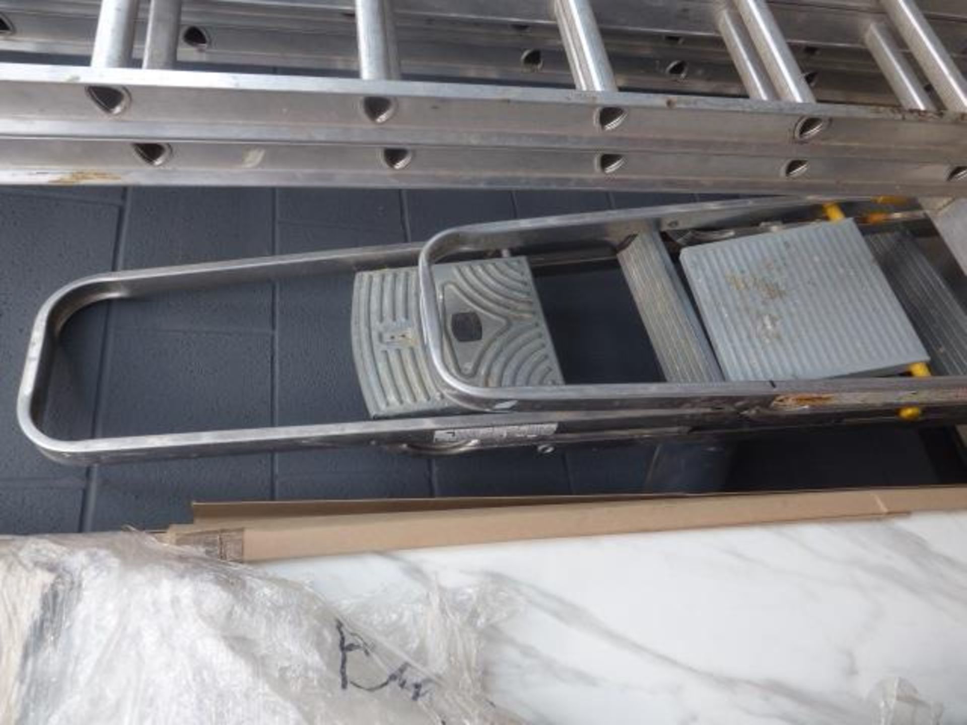 Two aluminium step ladders. - Image 2 of 2
