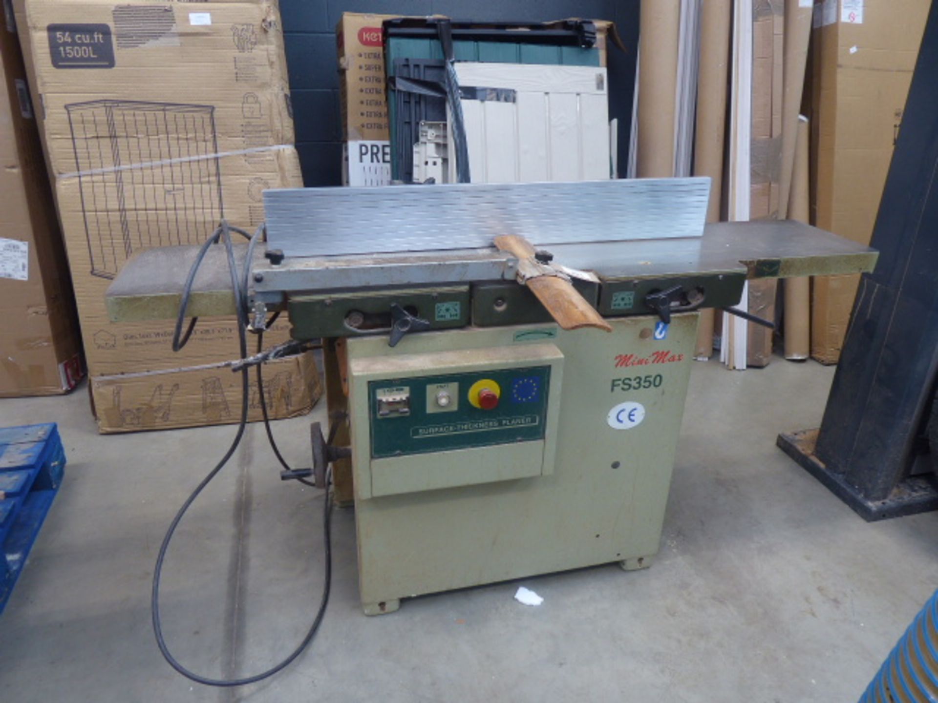 Mini Max FS350 planer/thicknesser Year: 1998 Serial Number: KK/044407 (no automatic stop) - Image 2 of 2