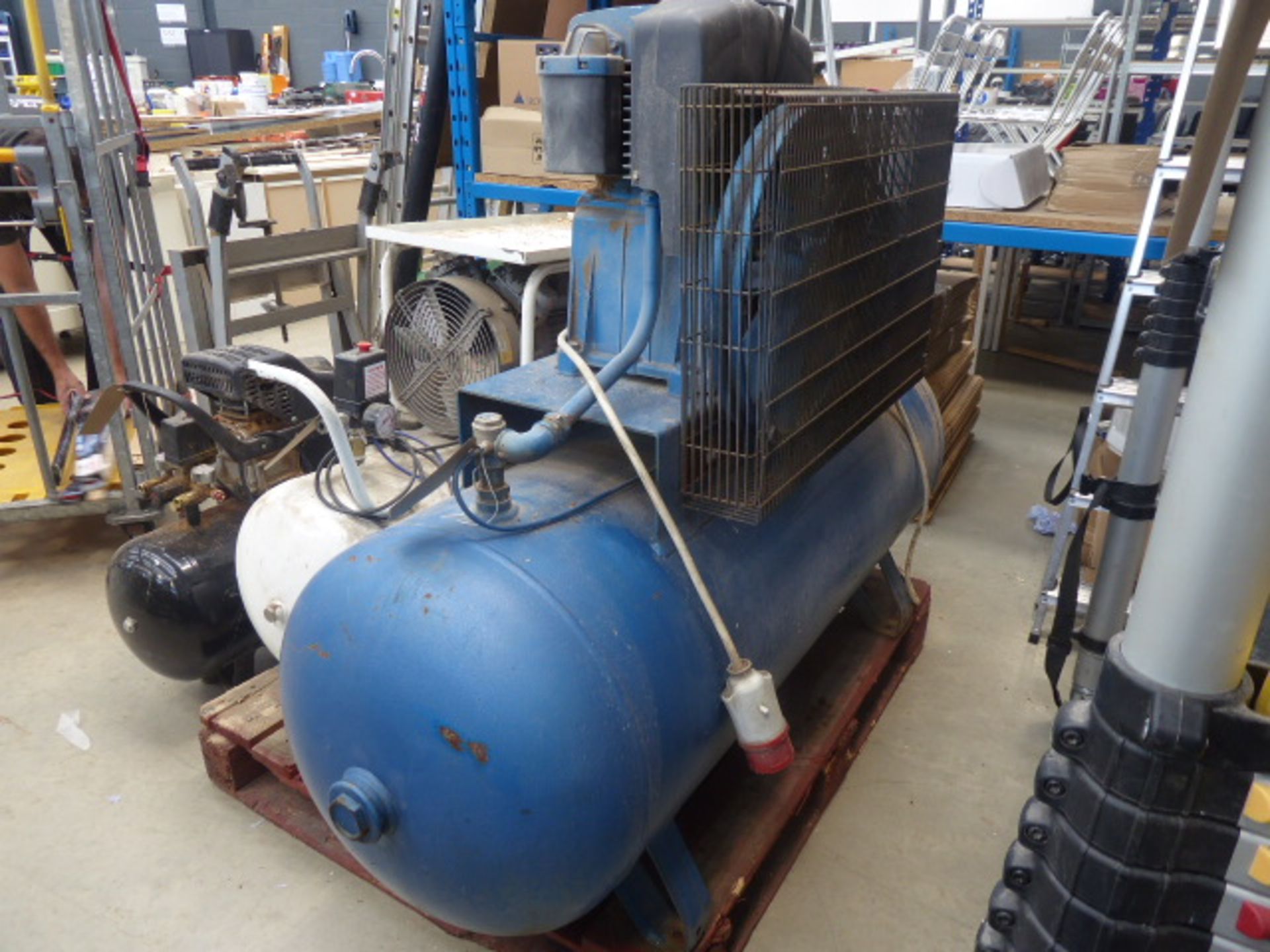 Clarke Air Industrial three phase electric air compressor. - Image 2 of 3