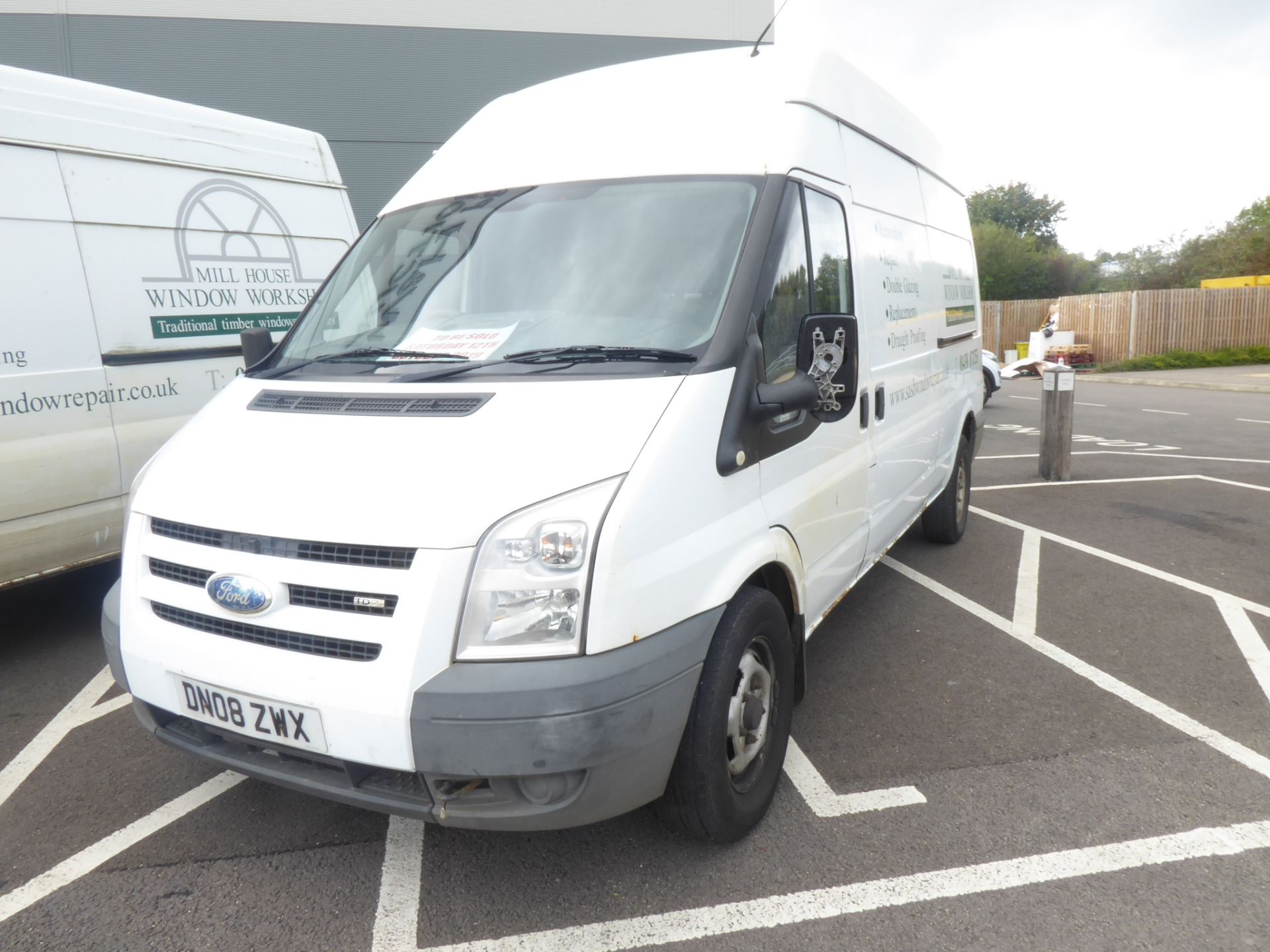 Registration: DN08 ZWX Make: Ford Transit 115 T35OL RWD high roof van diesel 2402cc First