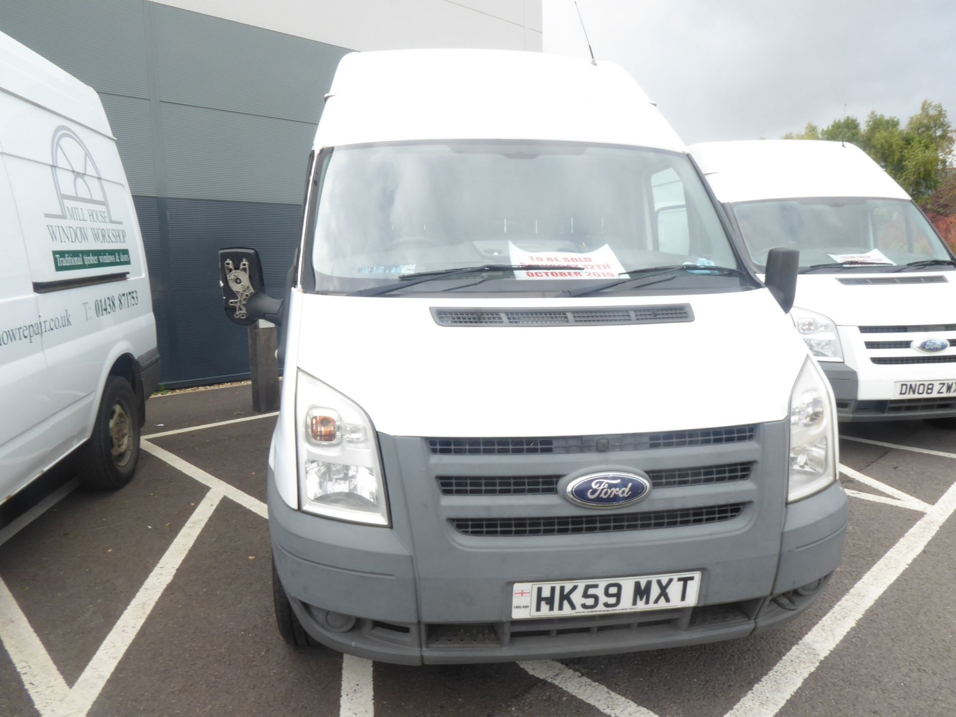 Registration: HK59 MXT Make: Ford Transit 115 T350 L RWD high roof van diesel 2402cc First - Image 2 of 3