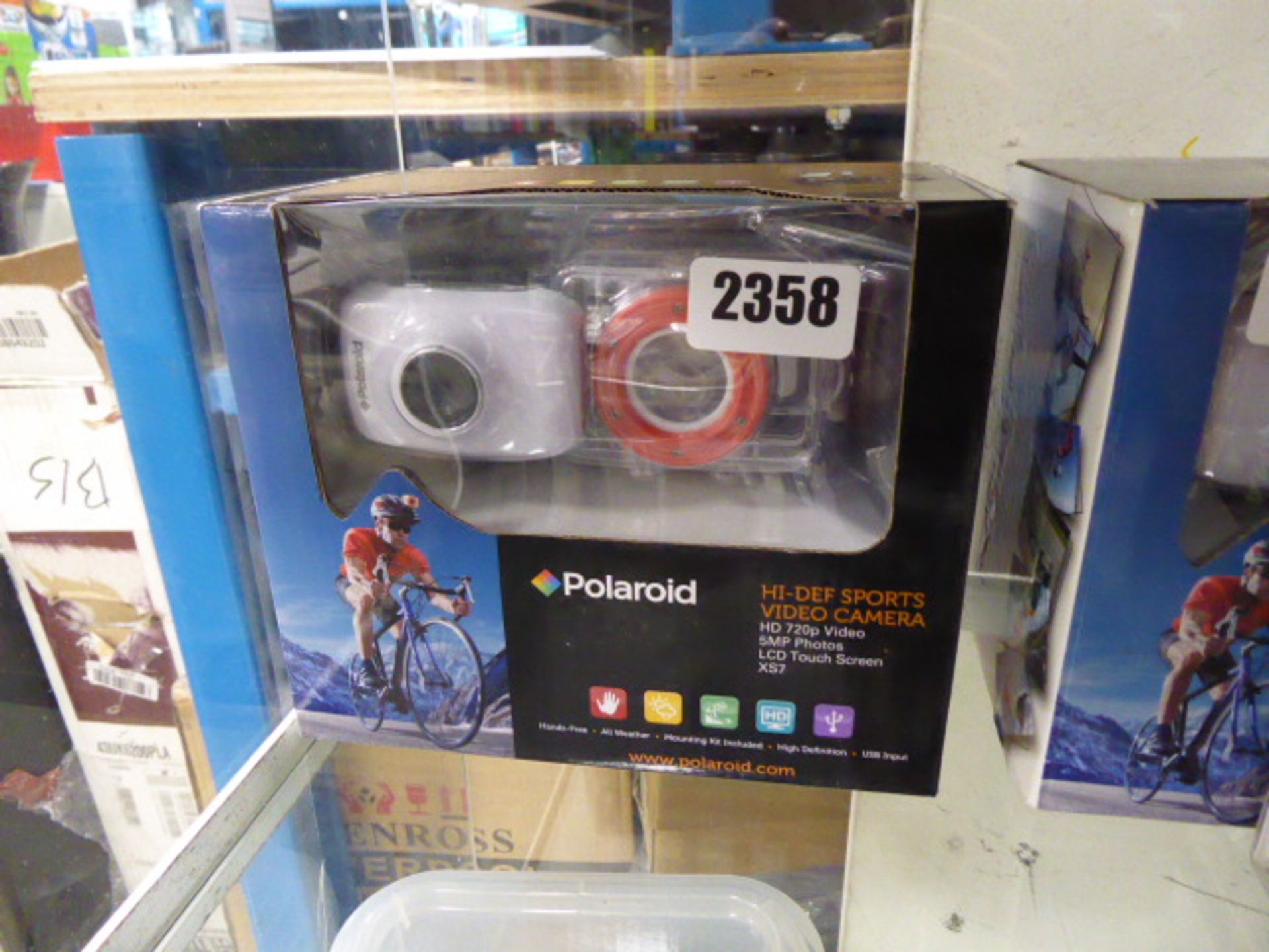 Polaroid high def sports camera model XS7 (boxed)