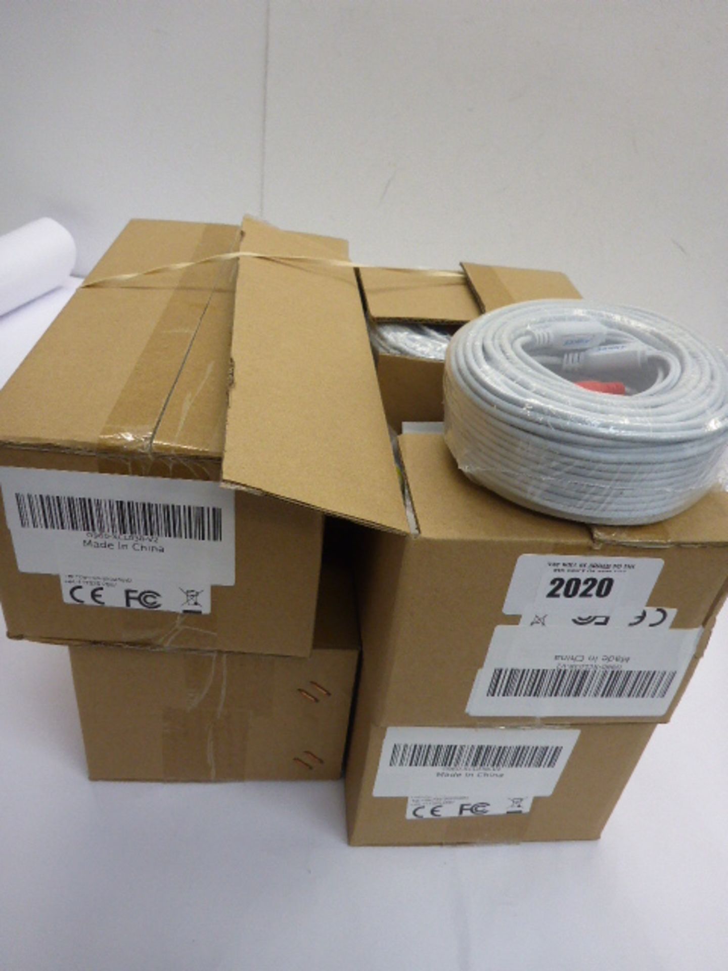 4x boxes of Annke BNC Video/Power extension cables