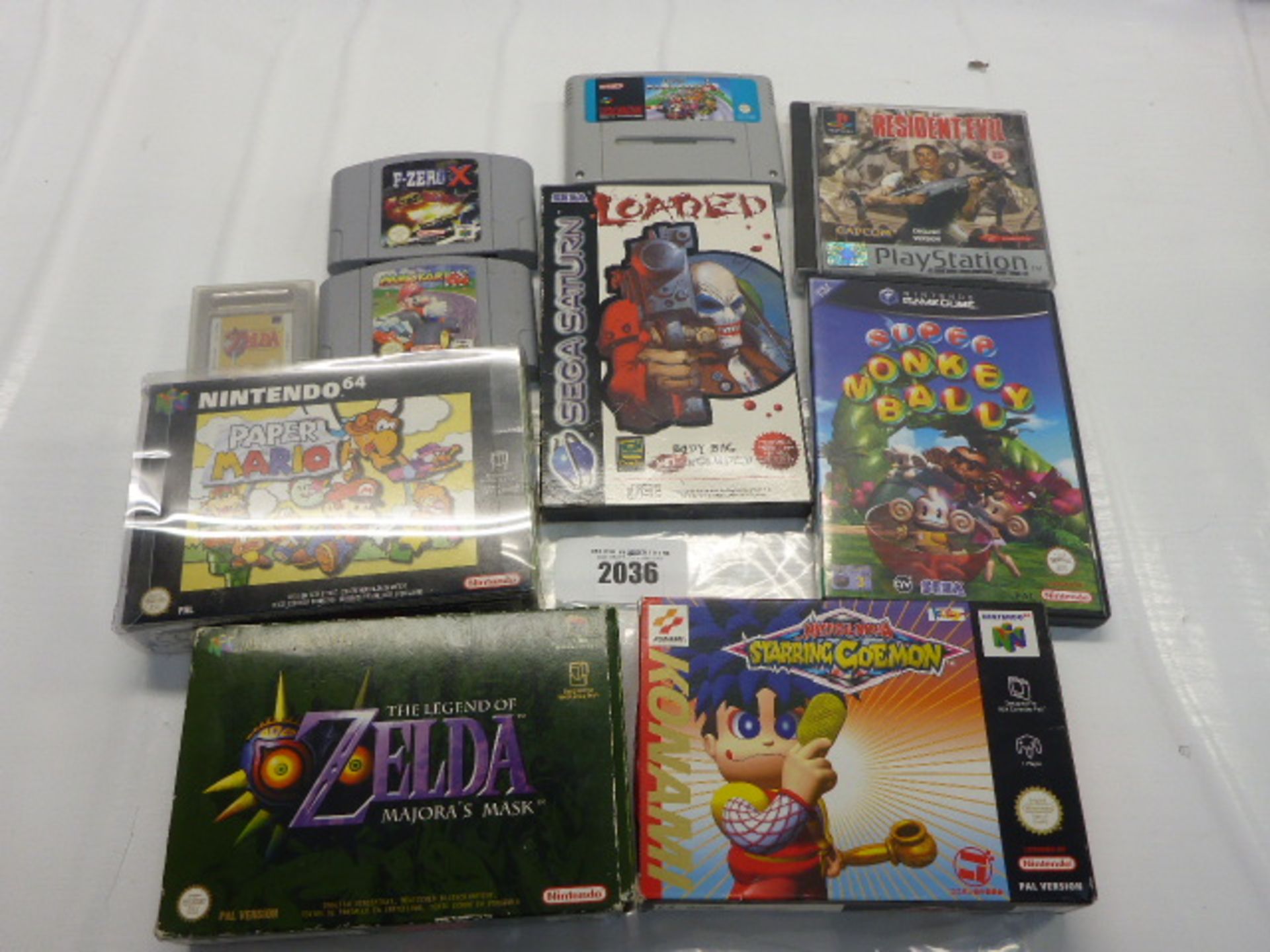 Quantity of retro games for PS1, N64, Sega Saturn, Super Nintendo