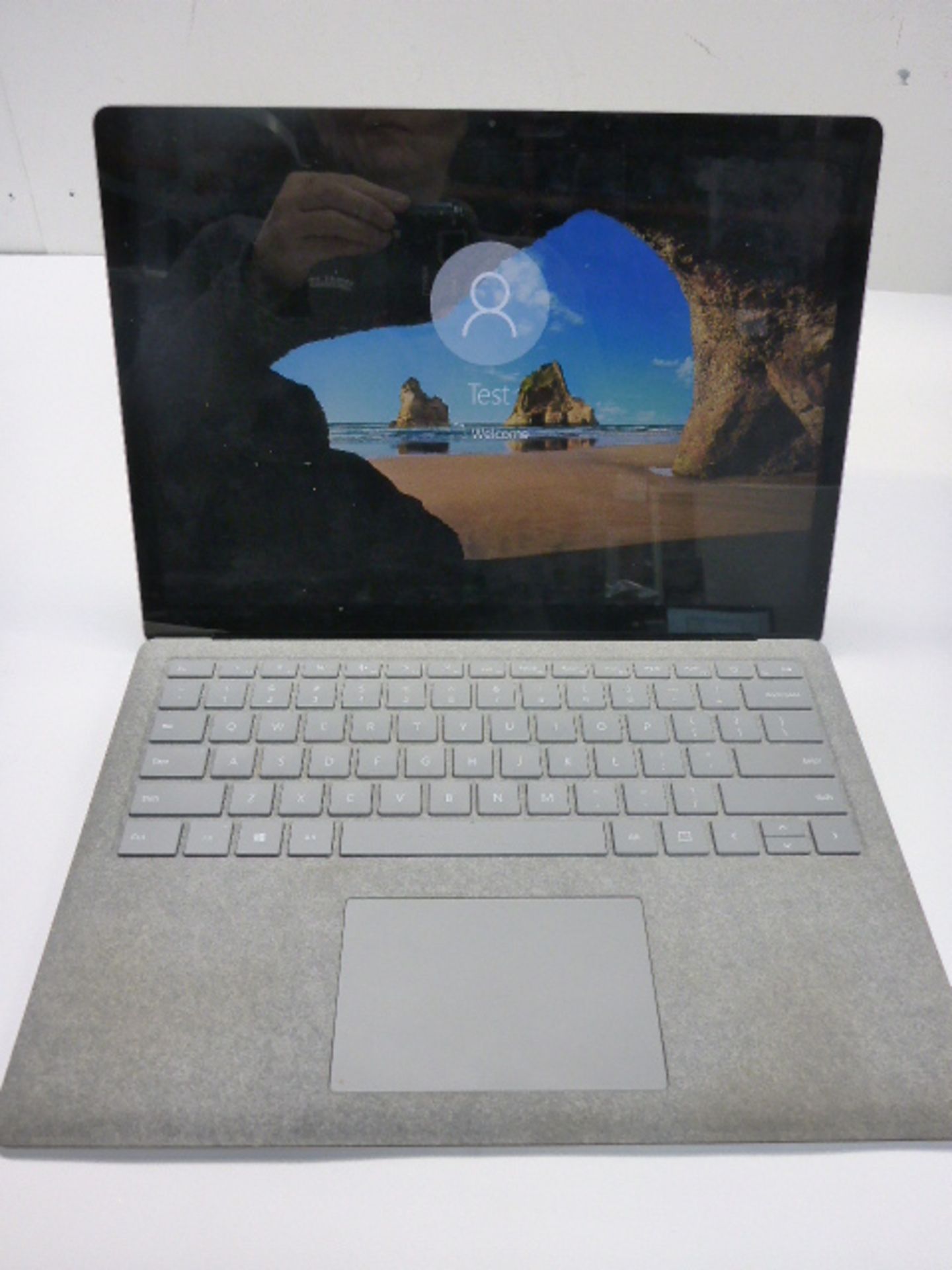 Windows Surface laptop with i5-7200U processor, 8GB RAM, 256GB HDD, Windows 10 (no PSU)