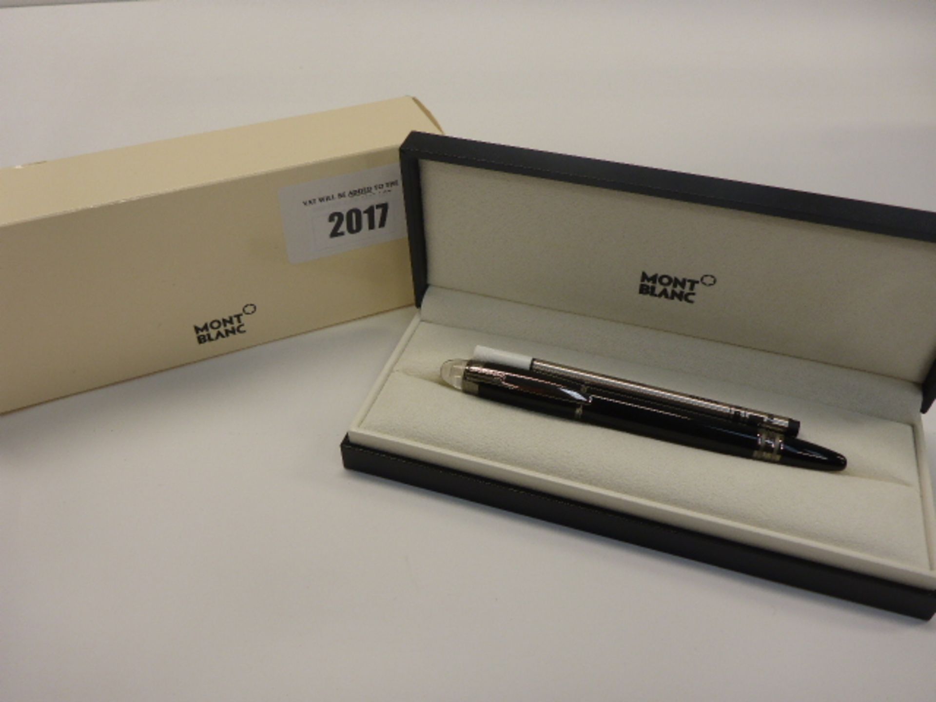 Mont Blanc ballpoint pen with case, box and manual