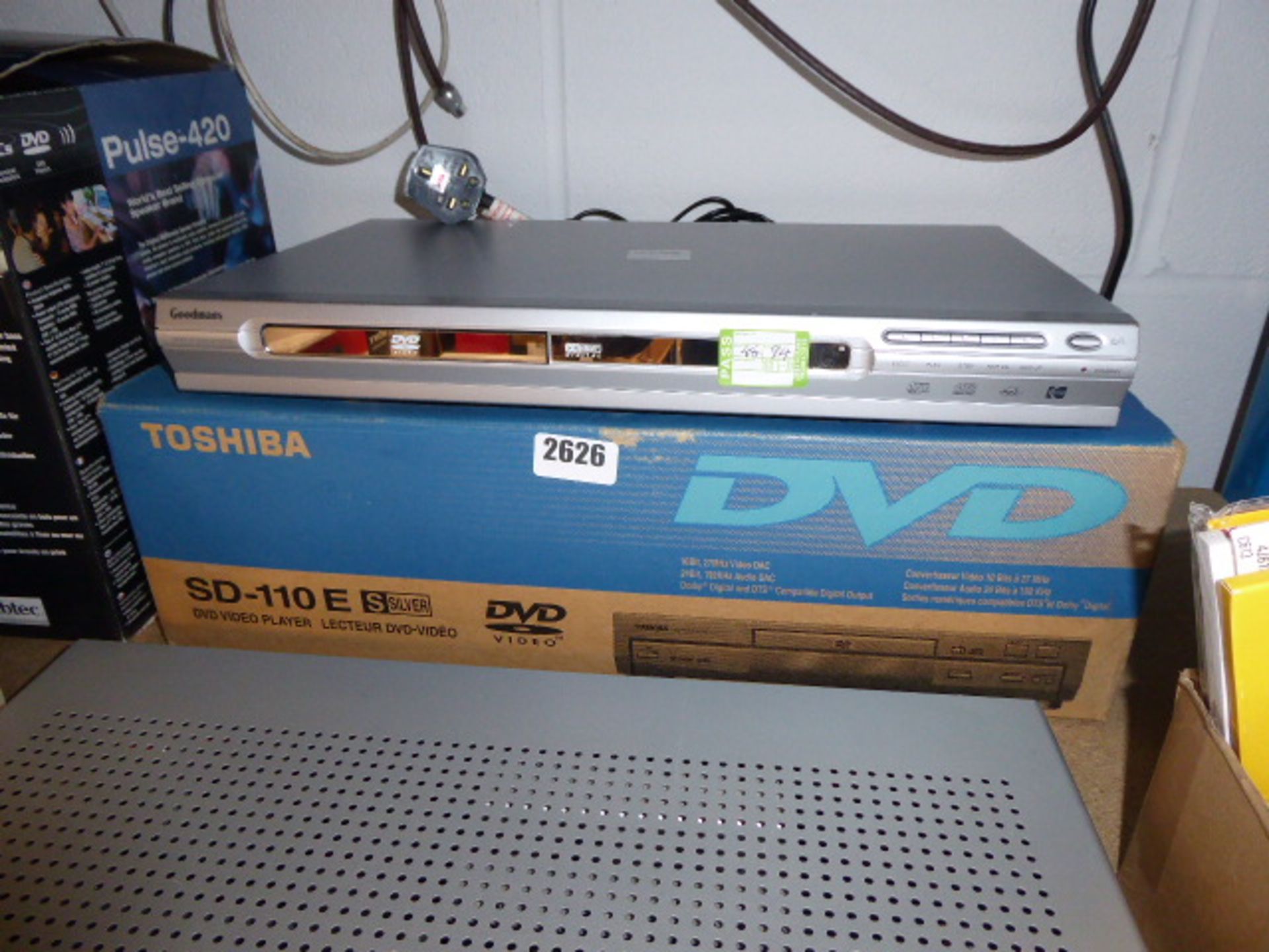 Toshiba and Goodmans DVD players