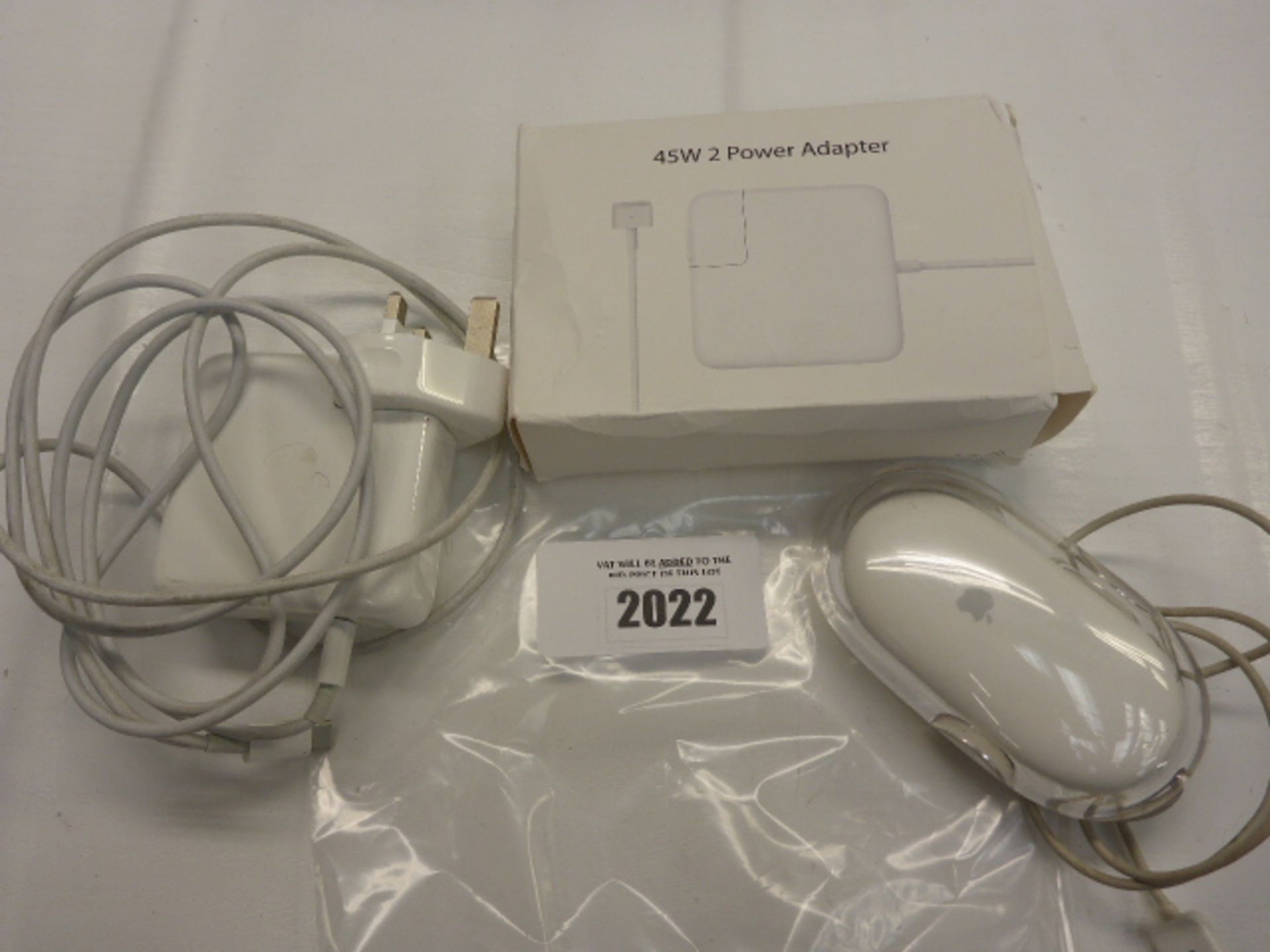 2x MagSafe chargers and Apple mouse