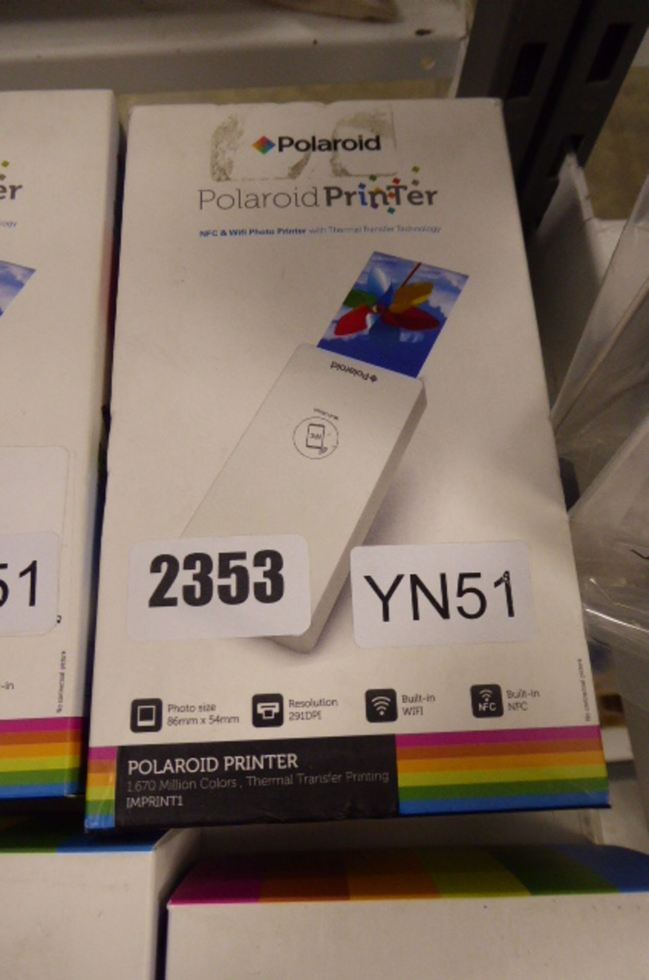 Polaroid wifi and NFC portable printer in box