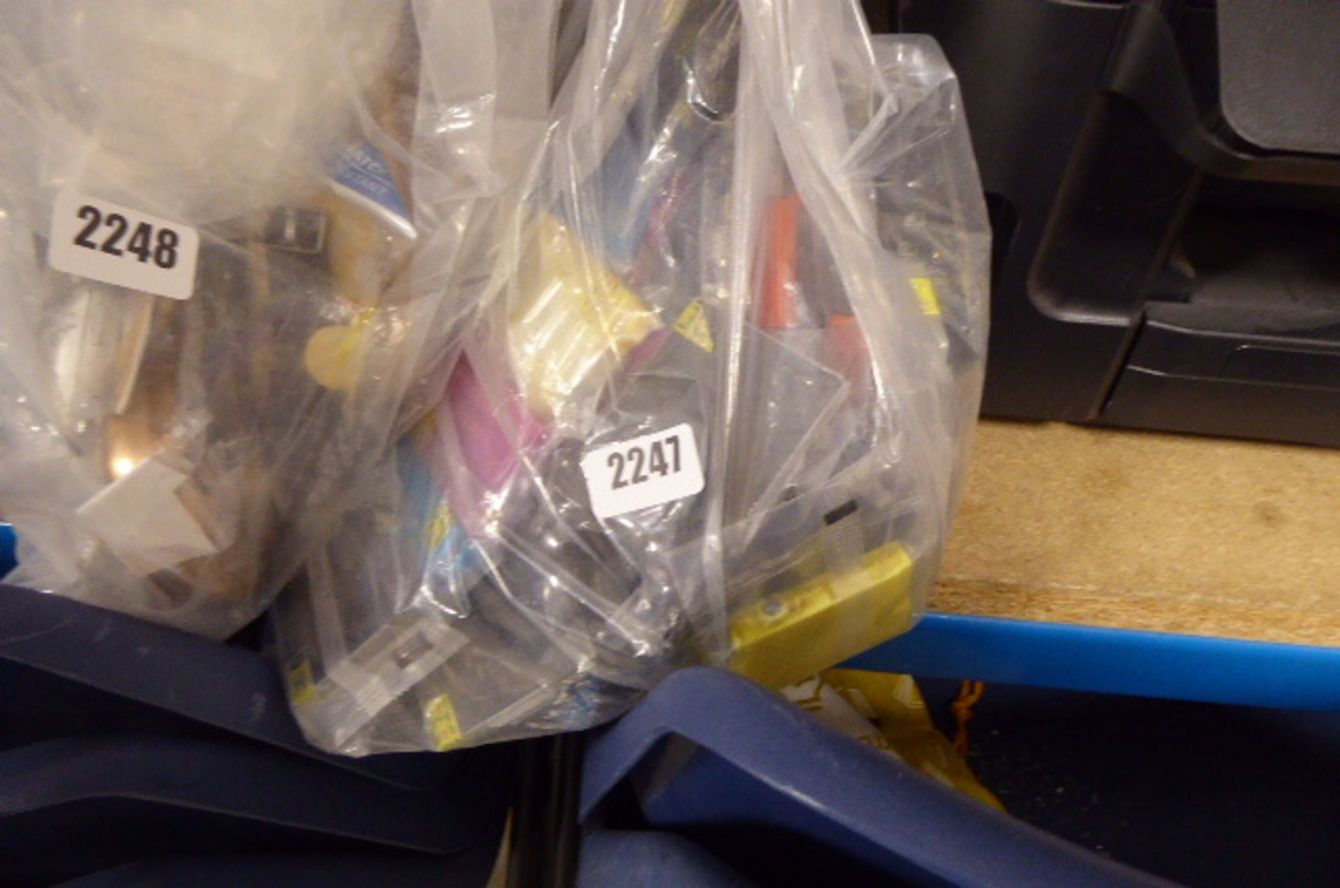 Bag containing various replacement ink cartridges