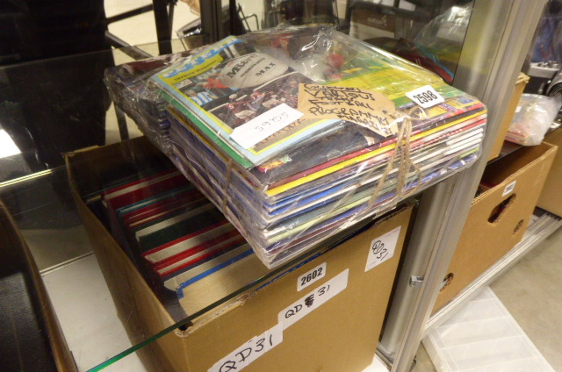 2481 Clear parcel of various football programmes and magazines