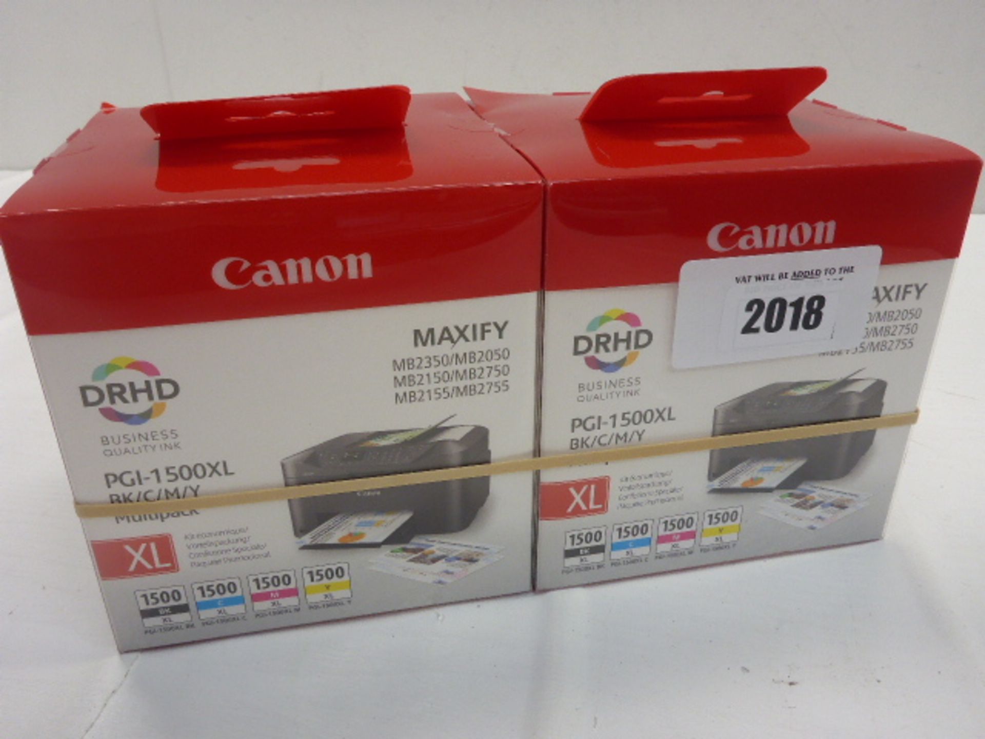 2x Canon PGI-1500XL multipack
