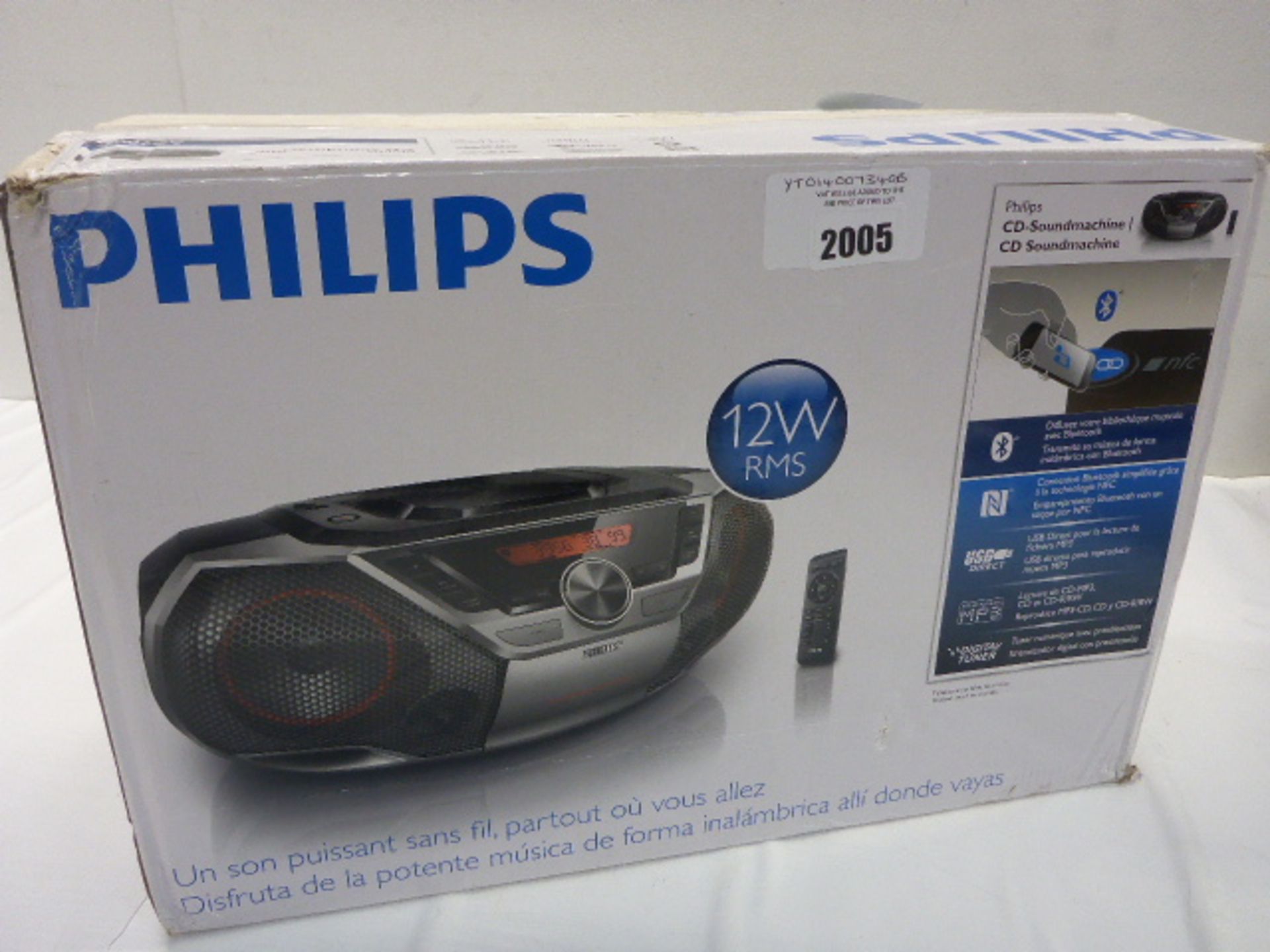 Philips CD Soundmachine bluetooth CD digital radio