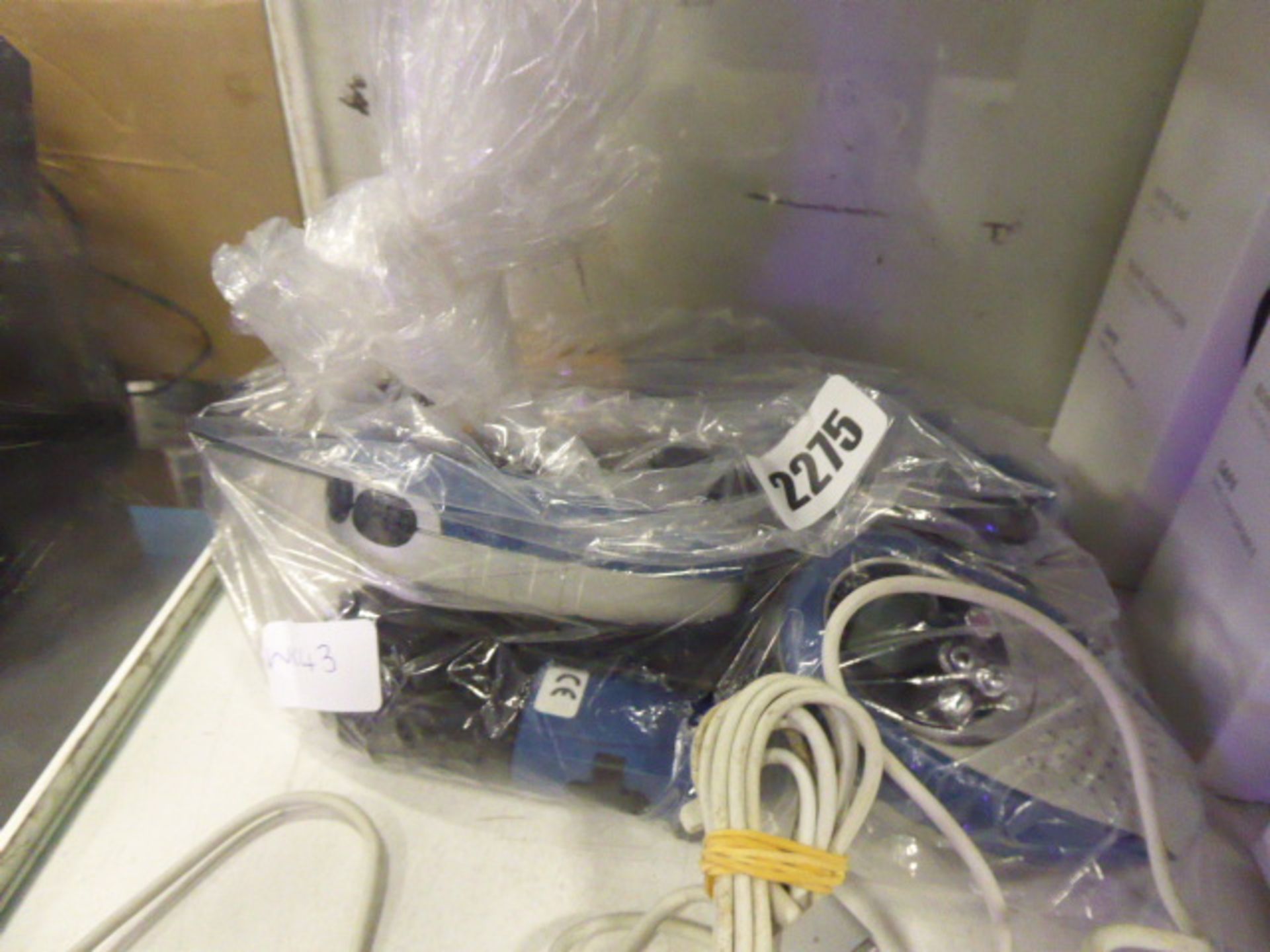 Bag containing various walkie talkies (af)