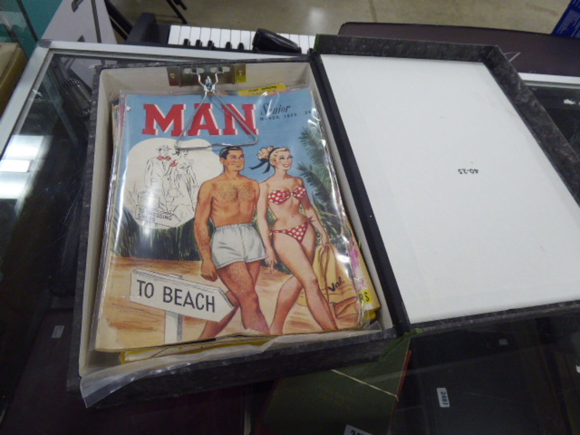 Several copies of Man Senior magazine from 1950's