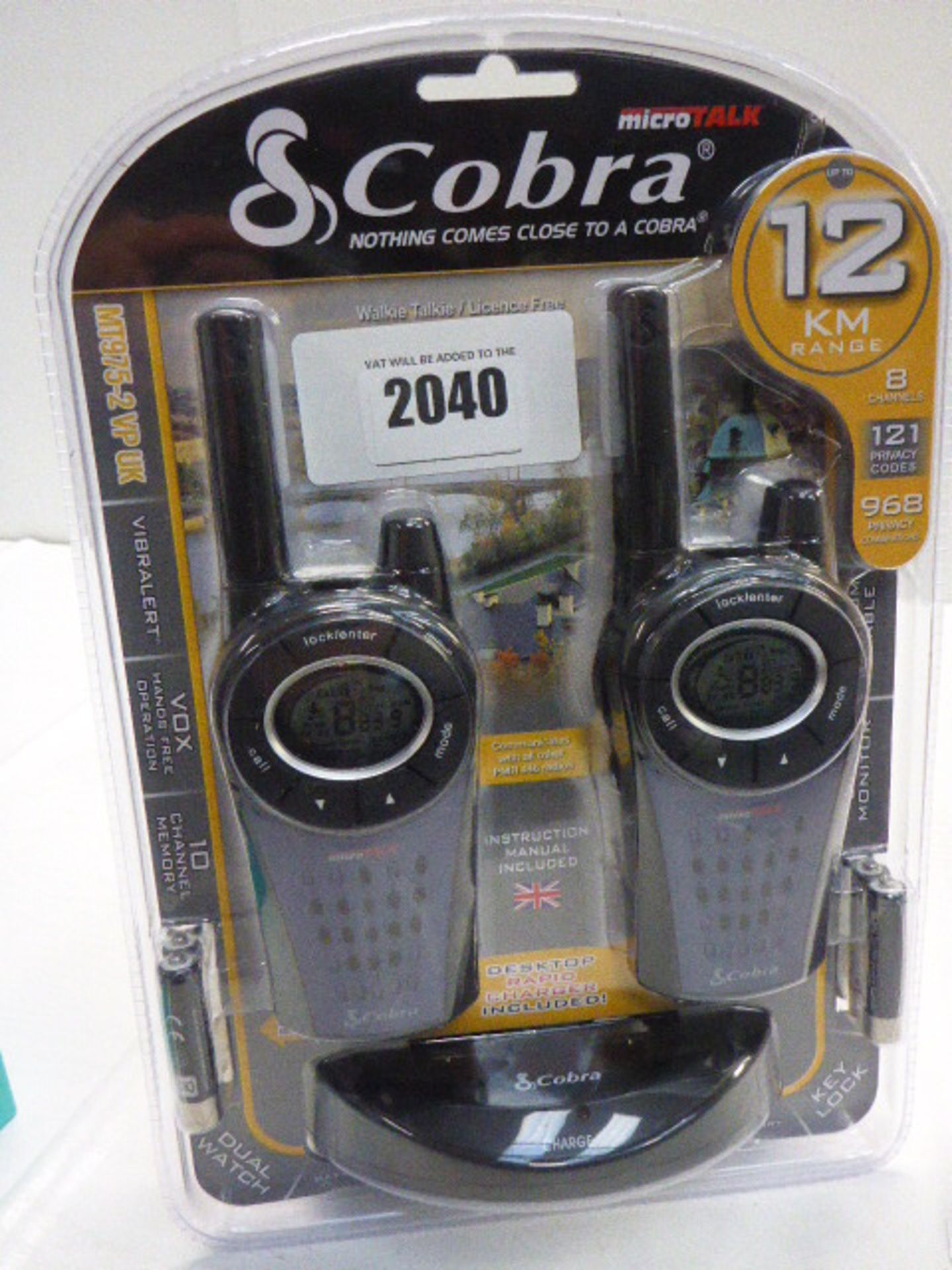 MicroTalk Cobra two-way walkie talkies