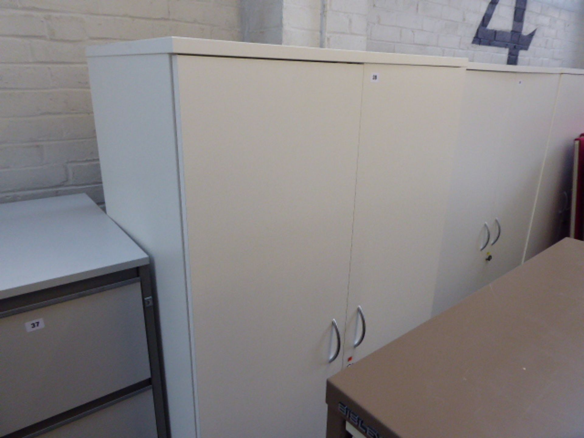 95cm by 180cm tall 2 door stationary cabinet