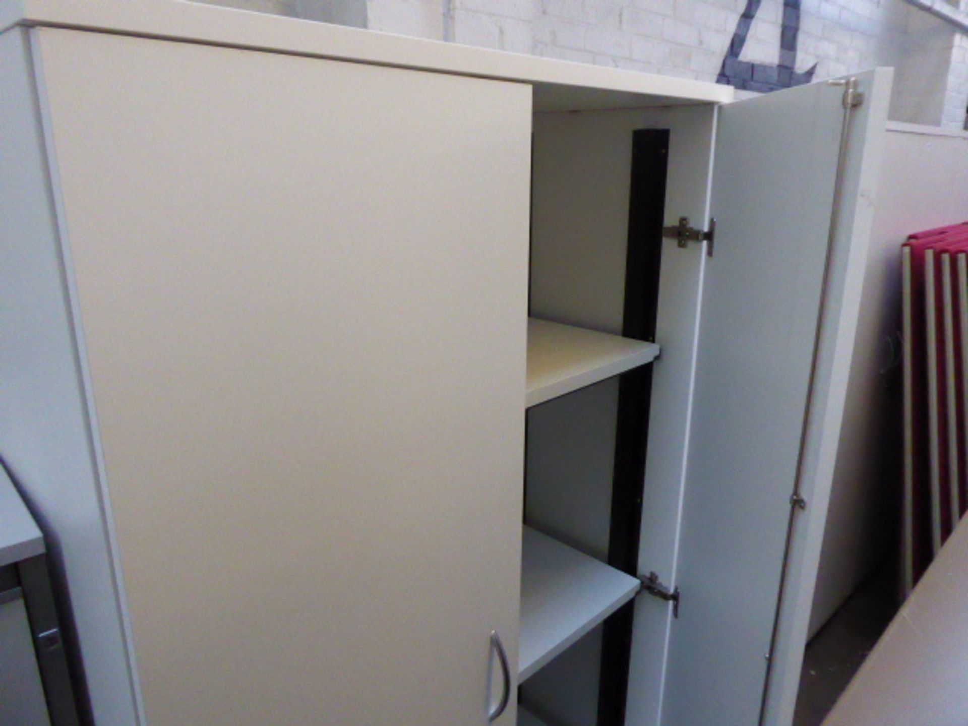 95cm by 180cm tall 2 door stationary cabinet - Image 2 of 2