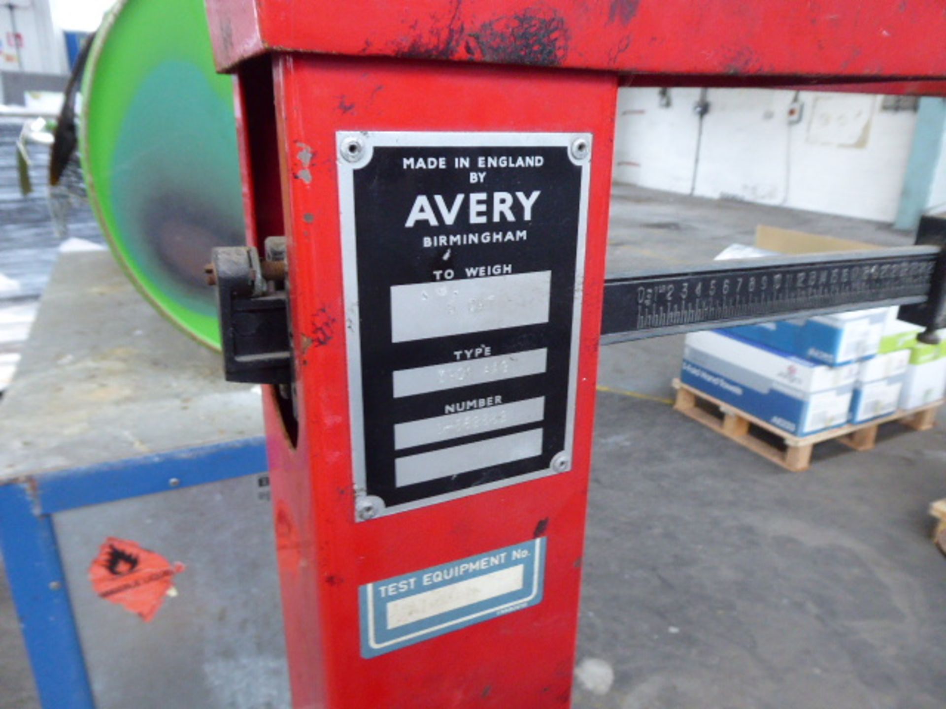 Set of Avery Type: 3901AAG 5CWT platform scales Serial Number: S-662662 - Image 2 of 2