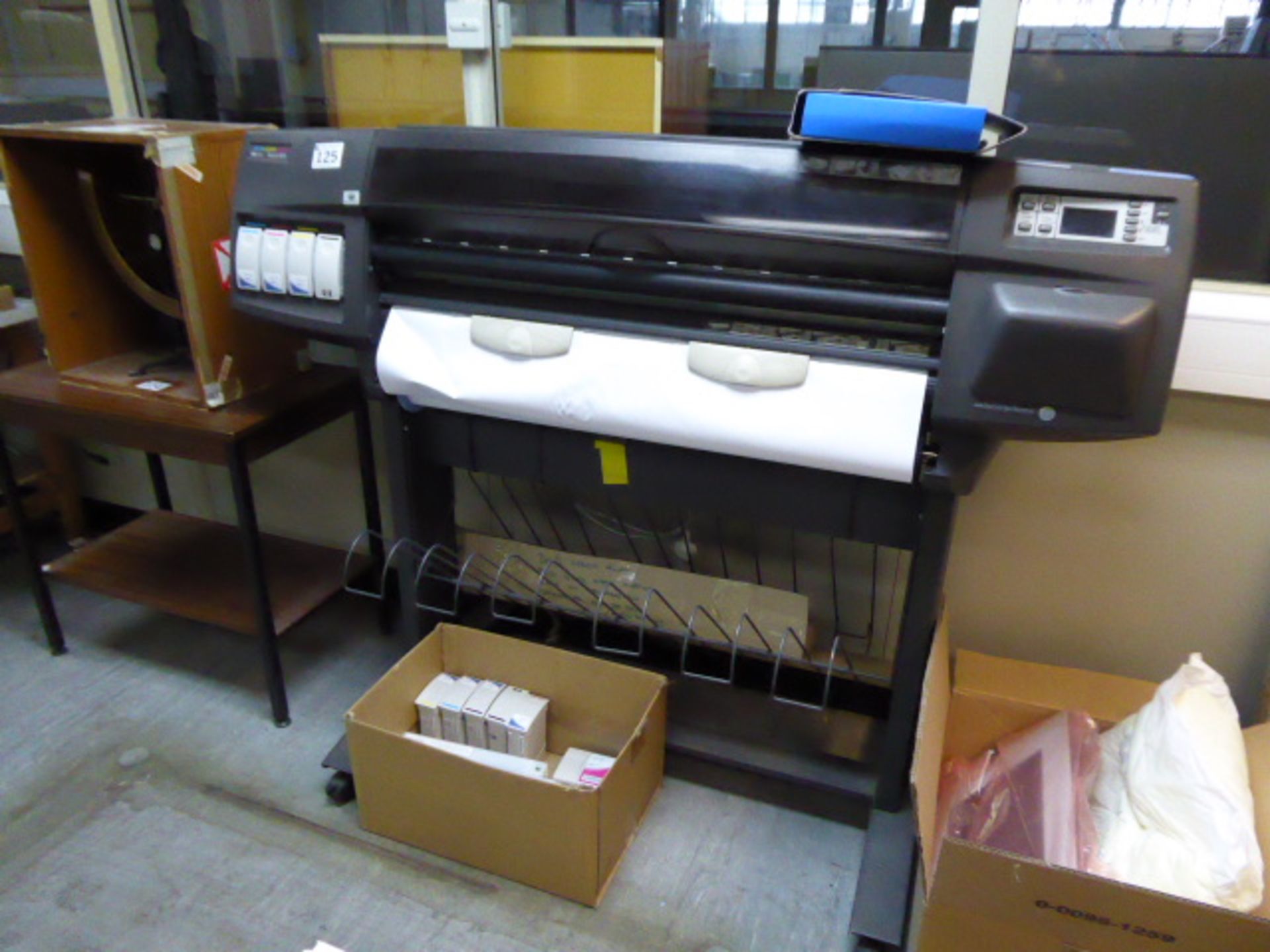 Hewlett Packard Design Jet 1055CM wide format colour printer - Image 2 of 3