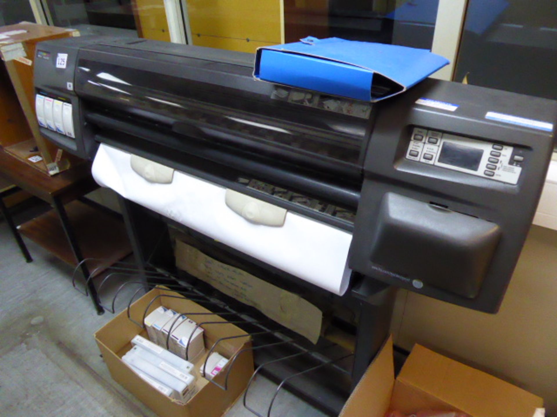 Hewlett Packard Design Jet 1055CM wide format colour printer - Image 3 of 3