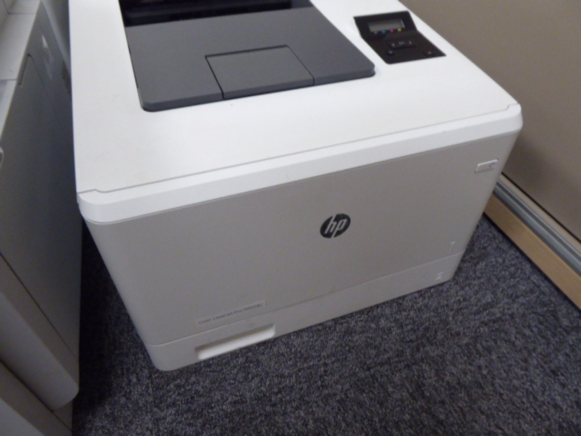 HP laser jet CP4025 printer, 2 HP colour laser jet M452DN printers and an HP colour laser jet - Image 2 of 3