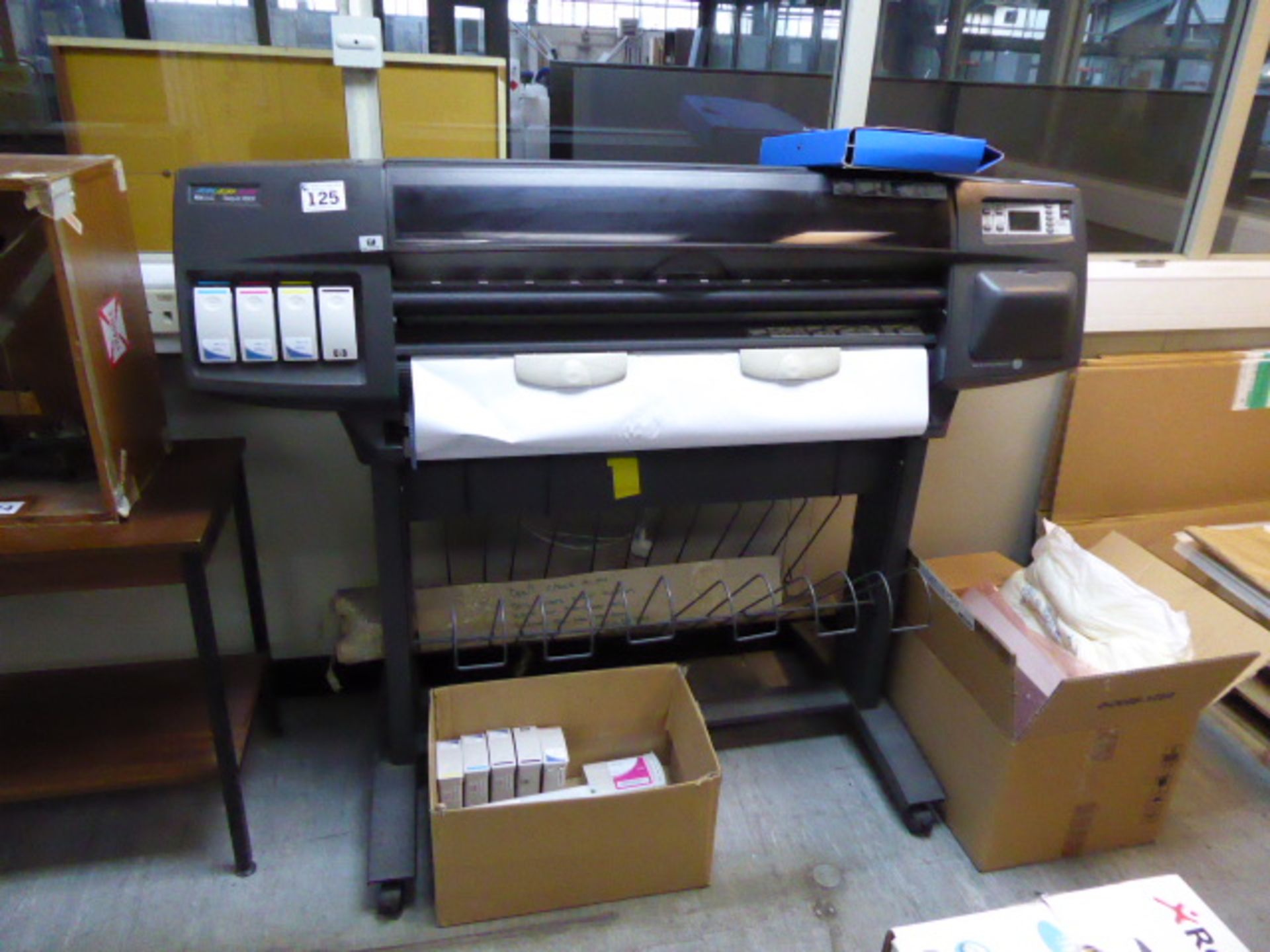 Hewlett Packard Design Jet 1055CM wide format colour printer