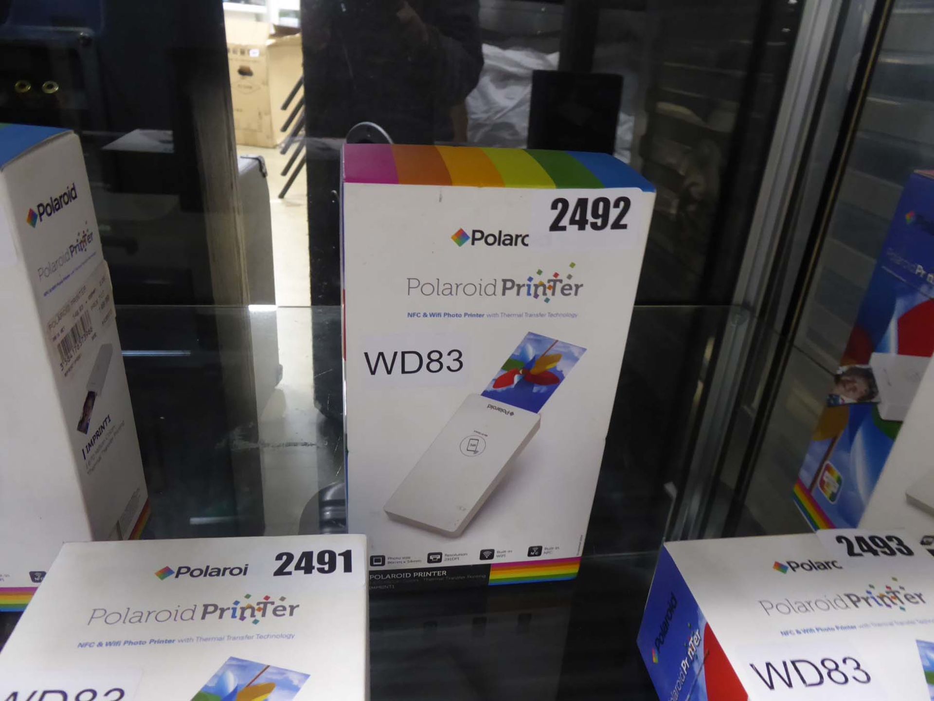 Polaroid NFC and wifi photo printer in box