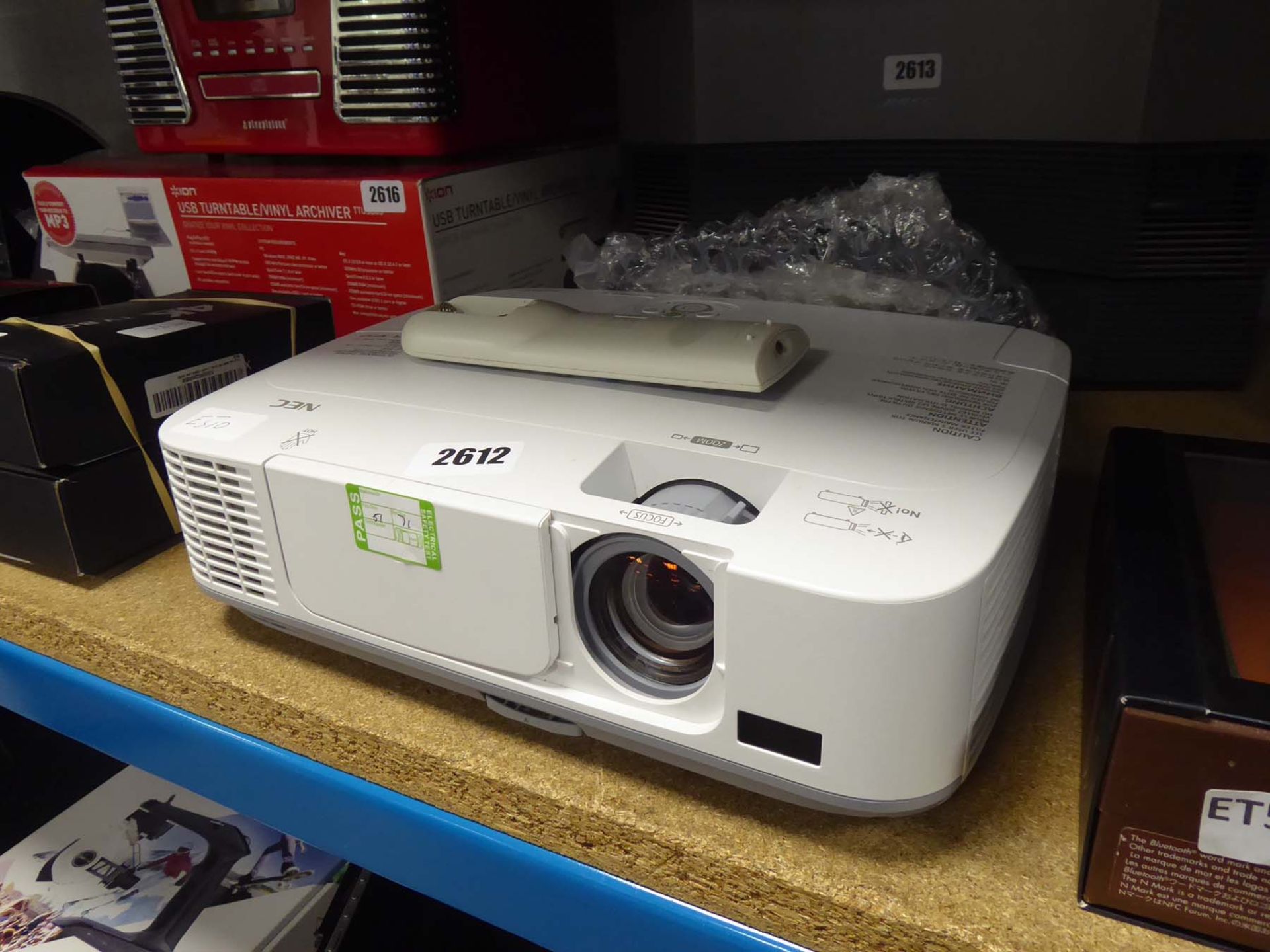 NEC projector with remote
