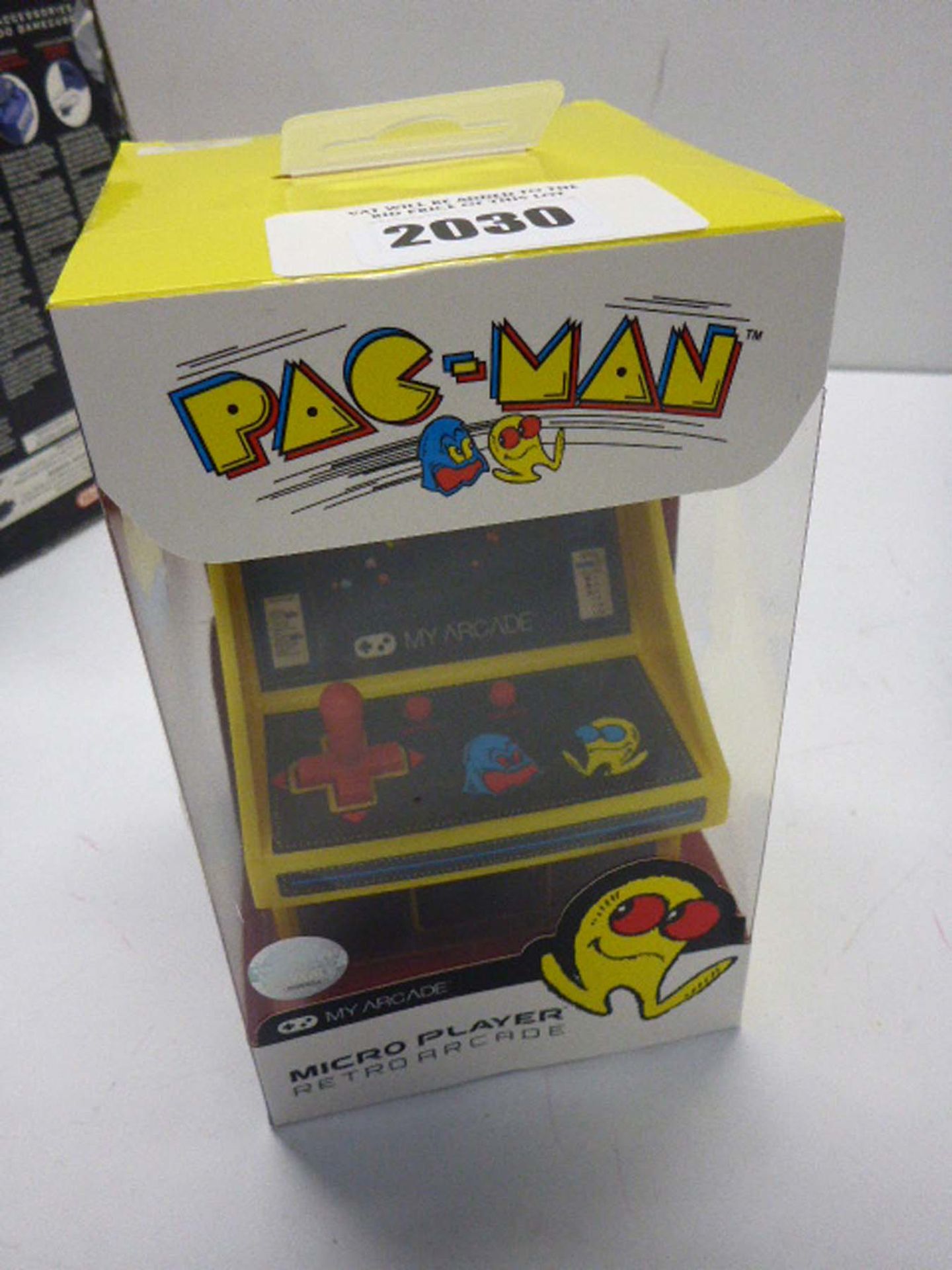 My Arcade Pac-Man mini arcade machine boxed.