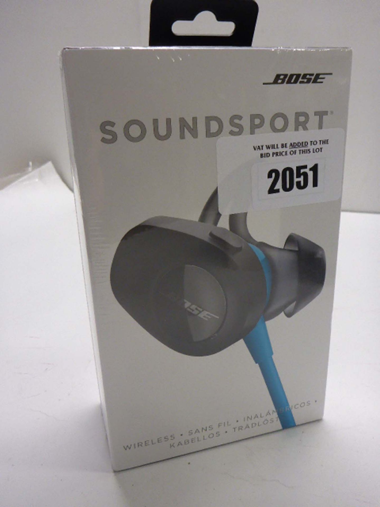 Bose SoundSport wireless earphones.