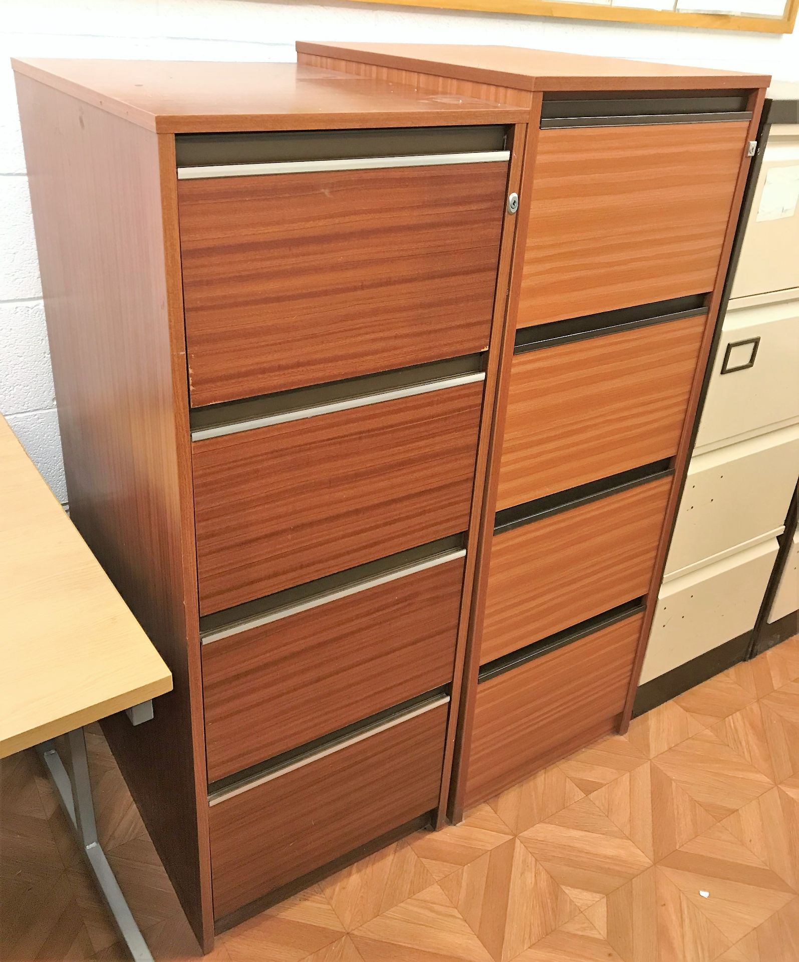 2-4 drawer Filing Cabinets.