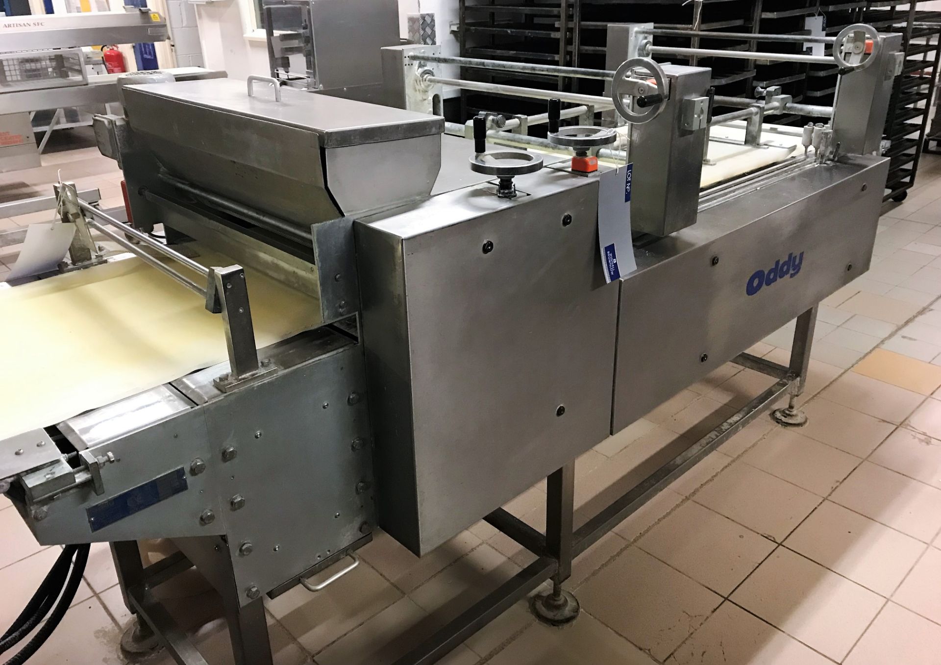 An Oddy Novatek 2 Three Pocket Roll Plant comprising Type 60 Dough Divider/Rounder No.KM2290A; - Image 11 of 23