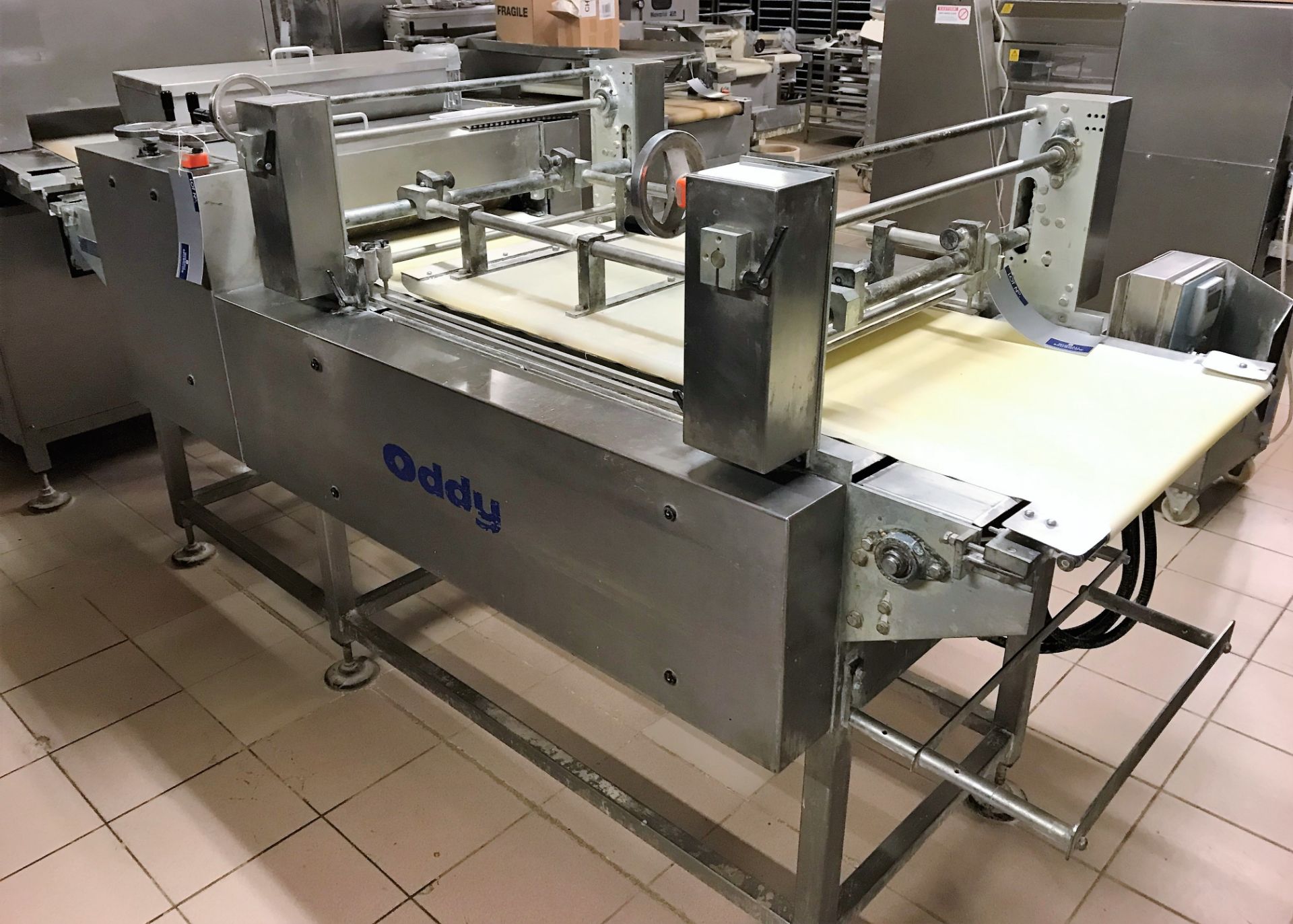 An Oddy Novatek 2 Three Pocket Roll Plant comprising Type 60 Dough Divider/Rounder No.KM2290A; - Image 12 of 23