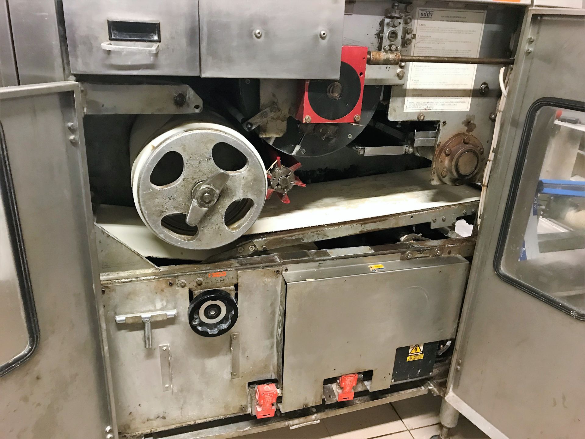 An Oddy Novatek 2 Two Pocket Roll Plant comprising Type 60 Dough Divider/Rounder No.11373; Type 26 - Image 6 of 25