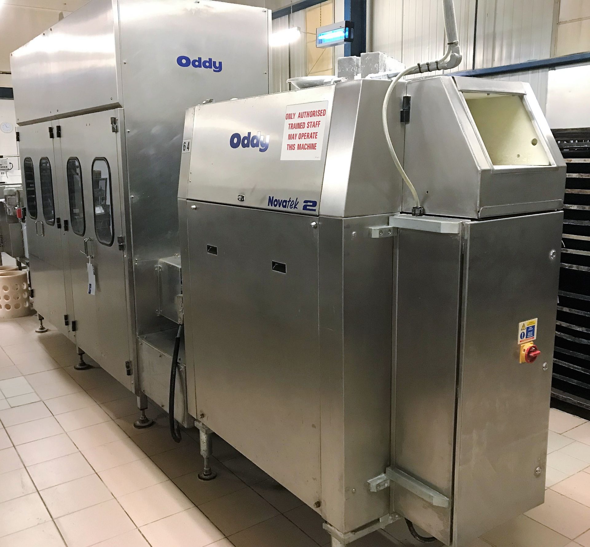 An Oddy Novatek 2 Three Pocket Roll Plant comprising Type 60 Dough Divider/Rounder No.KM2290A; - Image 3 of 23