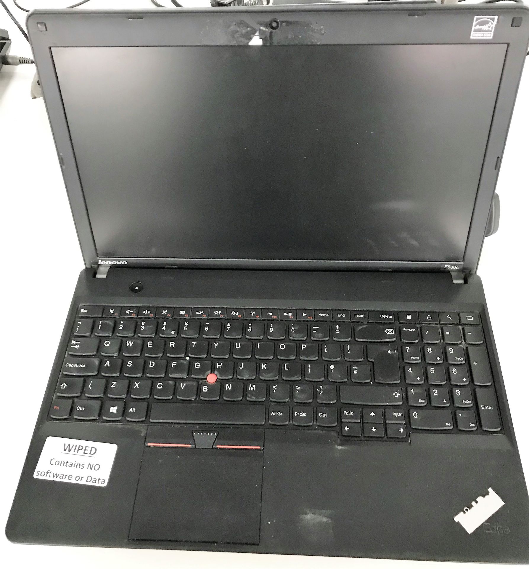 A Lenovo ThinkPad Edge E530c Lap Top Computer i3 3110M 2.4GHz 4GB RAM 500GB HDD, minor damage to