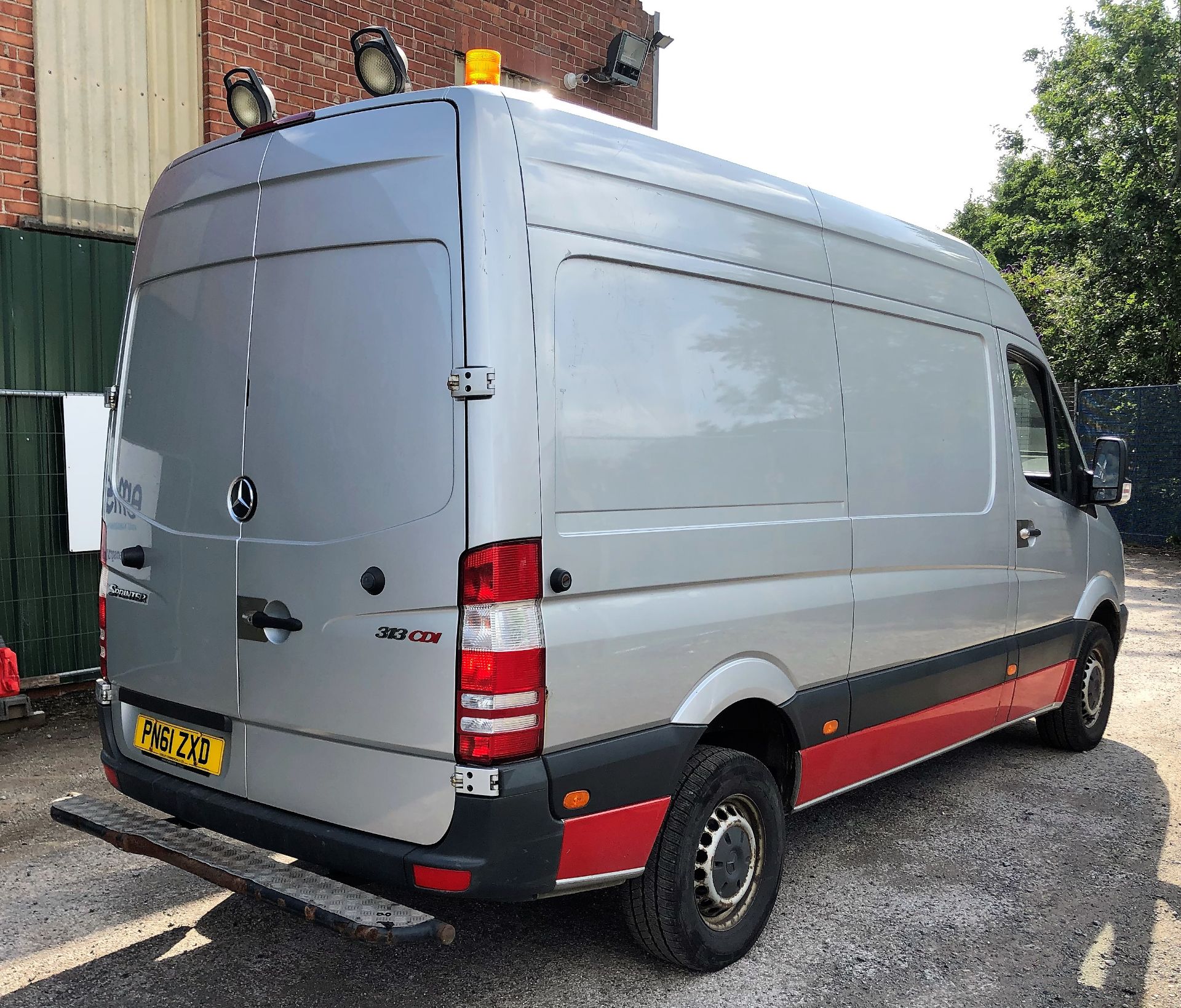 A Mercedes Sprinter 313CDI High Roof Panel Van Reg. No.PN61ZXD, indicated 161,261 miles, first - Image 6 of 12