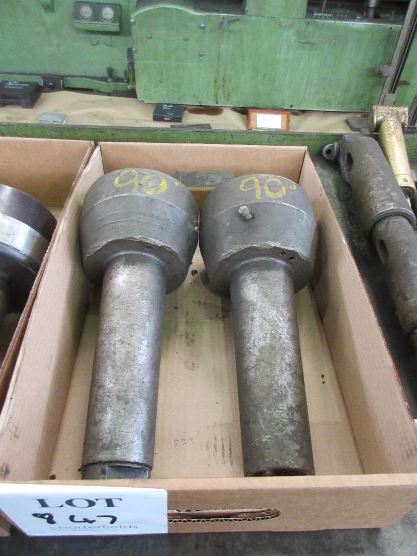 A Quantity of Lathe Tooling including Cutters, Centres, Extensions and Parting Off Tools (please - Image 4 of 11