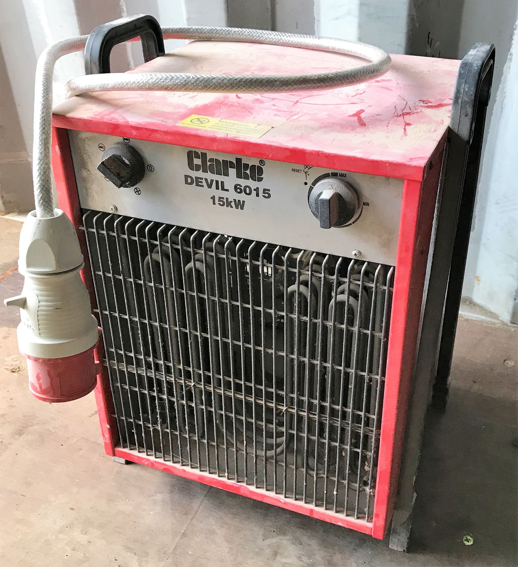 A Clarke Devil 6015 15kW Infra Red Heater, 110v-lo