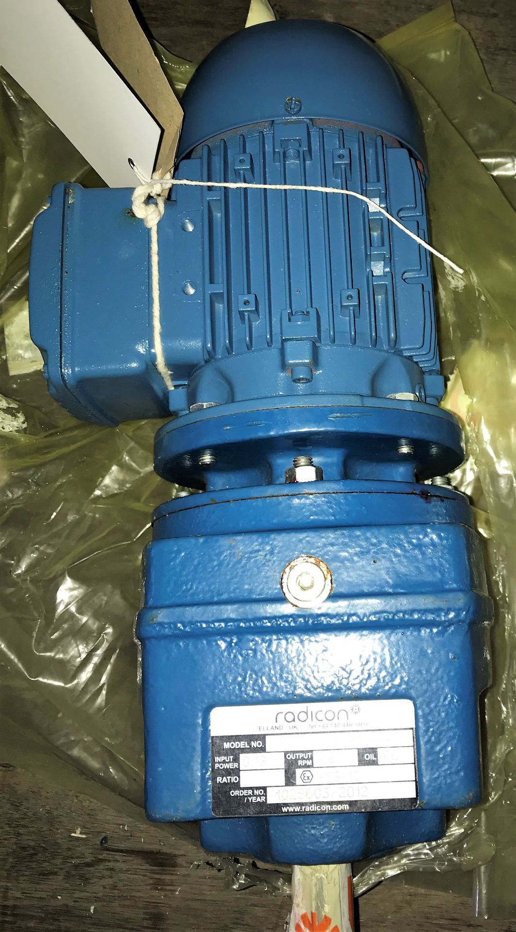 A Radicon MO12212.BMCF1CBA Electric Motor-located