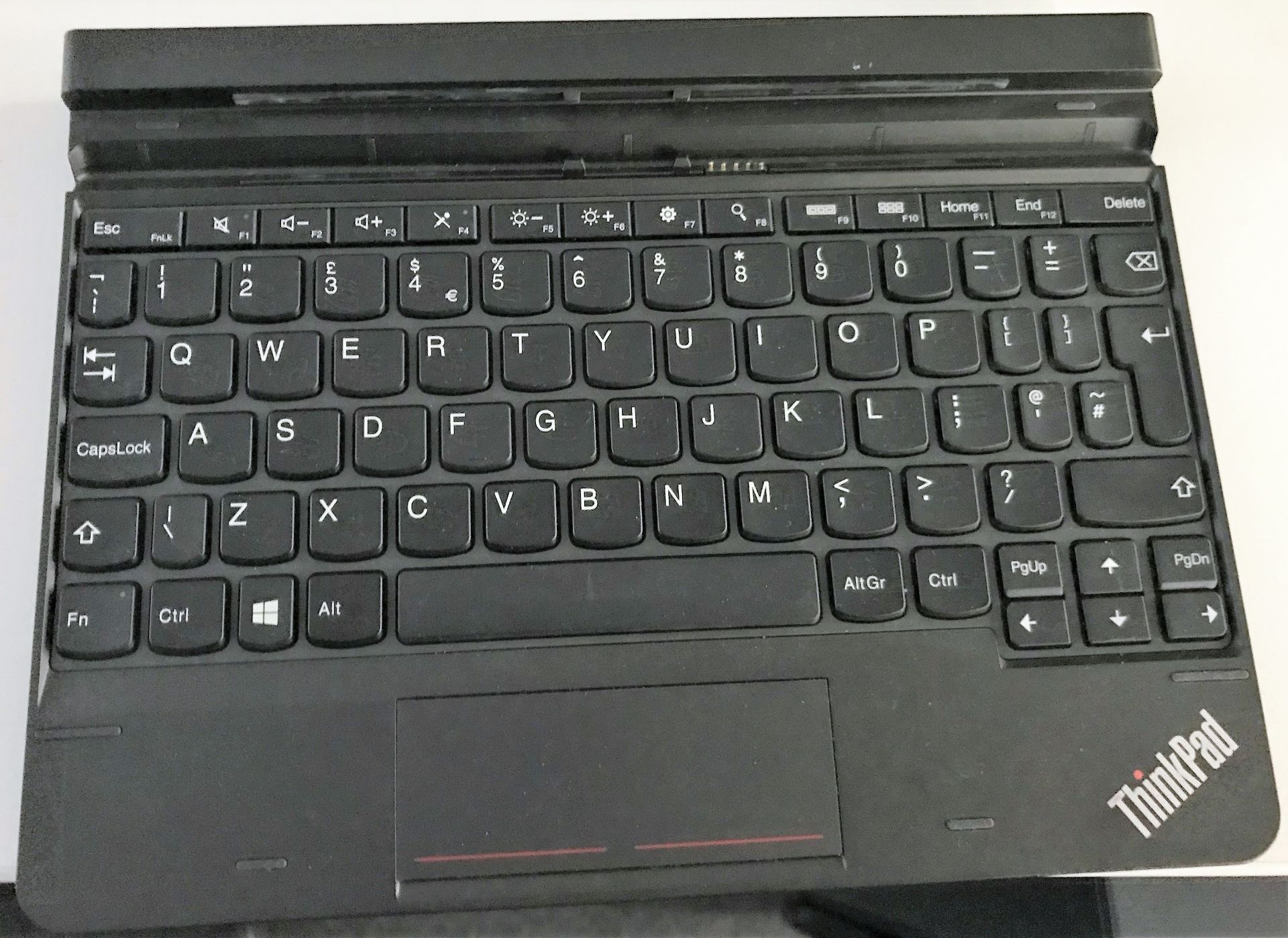 A Lenovo ThinkPad ESK-316A Keyboard with Microsoft Surface Pro Keyboard (key missing)-located at - Image 2 of 2