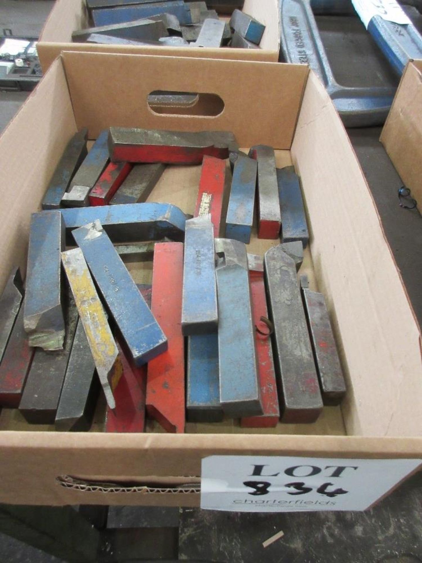 A Quantity of Lathe Tooling including Cutters, Centres, Extensions and Parting Off Tools (please - Image 2 of 11