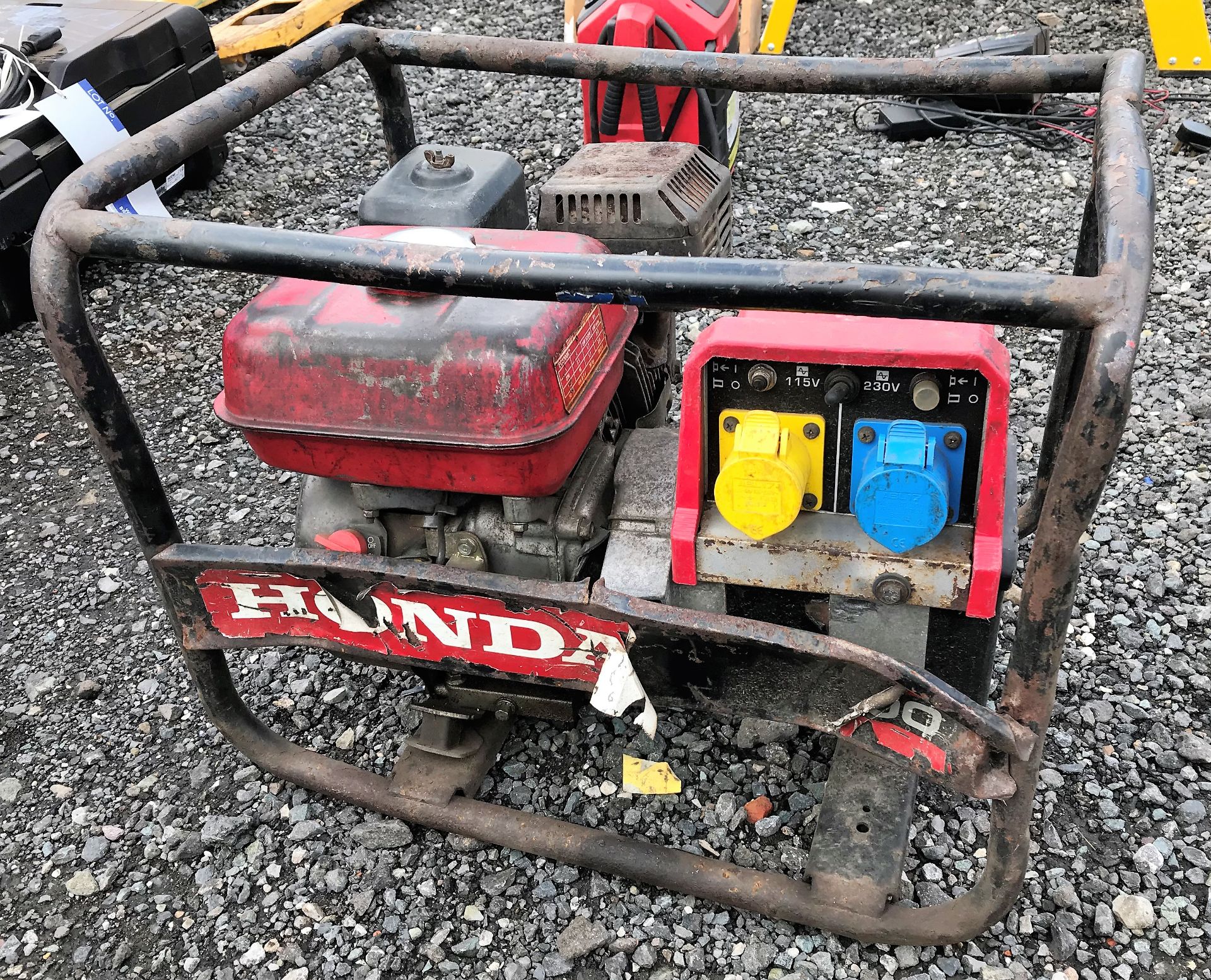 A Honda EC2200B Portable Diesel Engine Site Genera