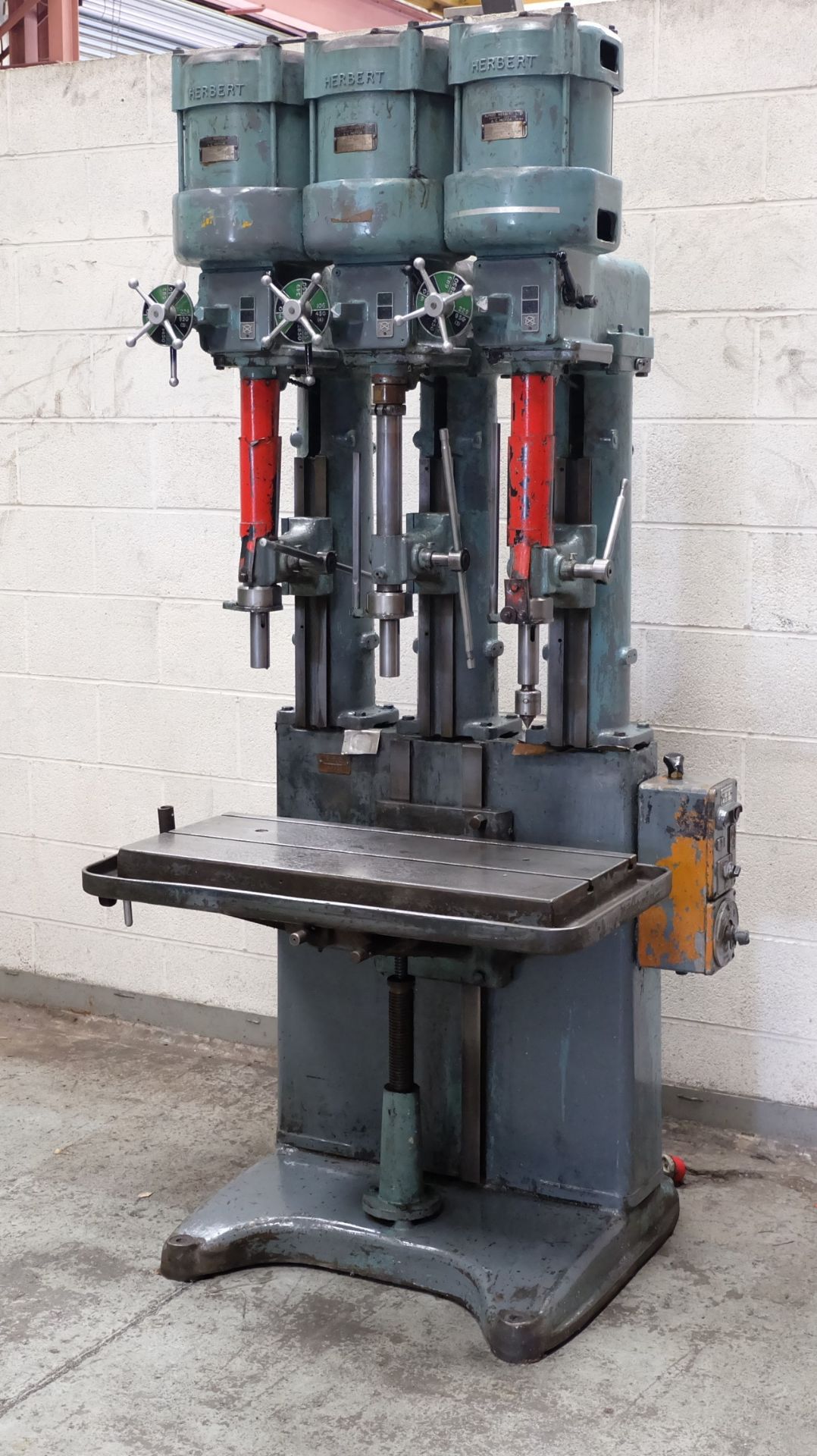 A Herbert V Type 3 Spindle Drill, Table 35in x 16i - Image 2 of 10